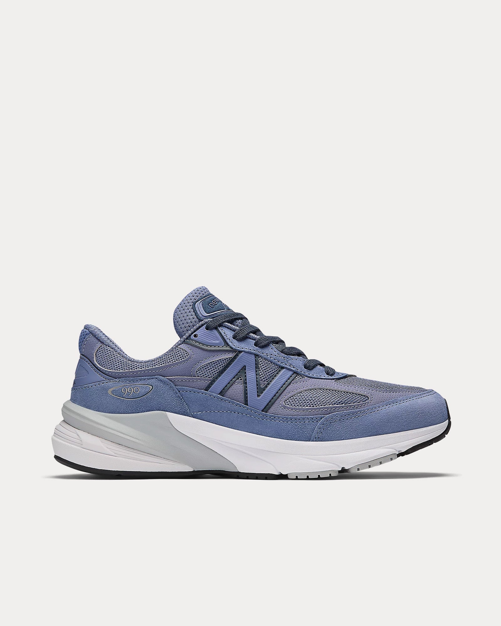 New Balance Made in USA 990v6 Purple / Navy Low Top Sneakers - 1