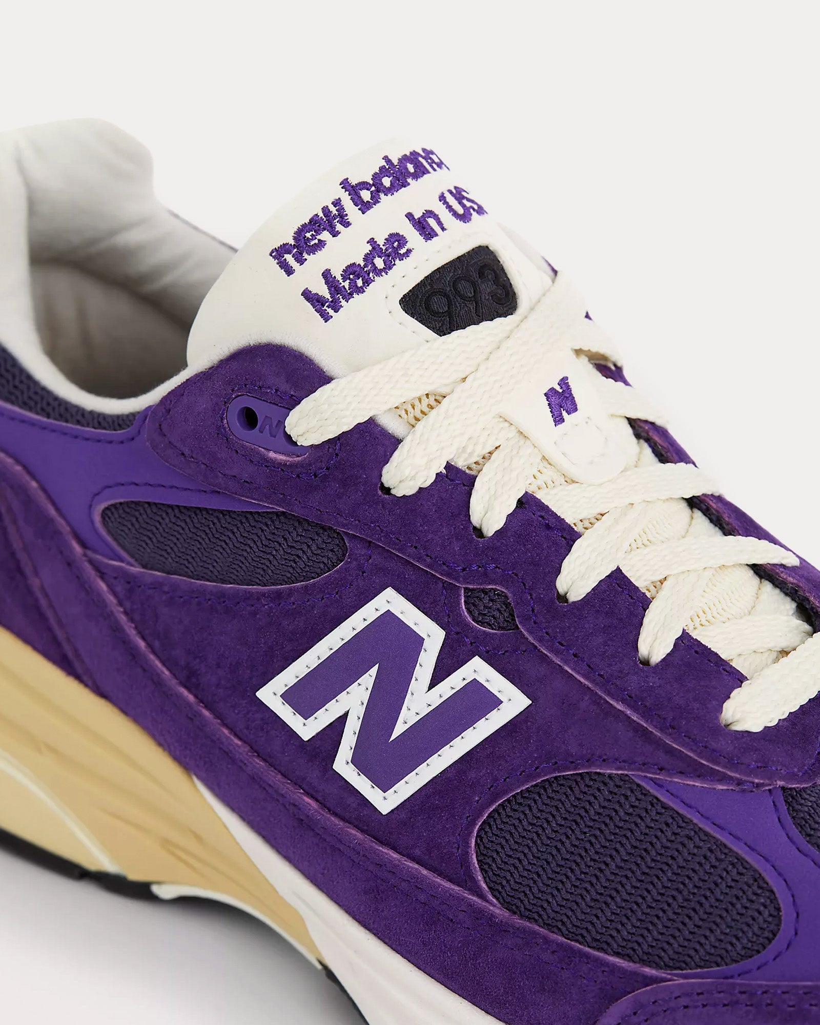 New Balance Made in USA 993 Purple / Dark Mercury Low Top Sneakers - 4