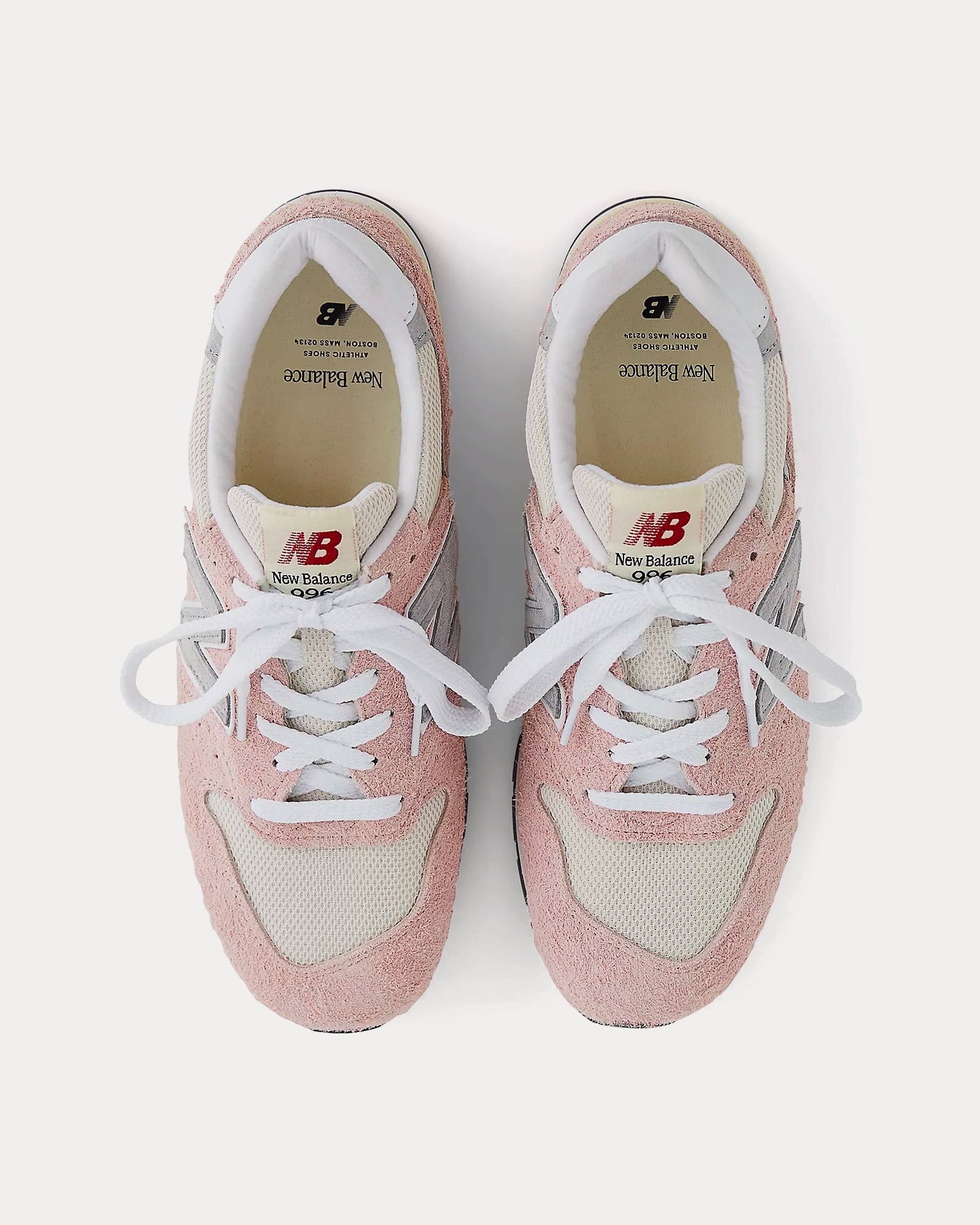 New Balance Made in USA 996 Pink Haze / Silver Low Top Sneakers - 2