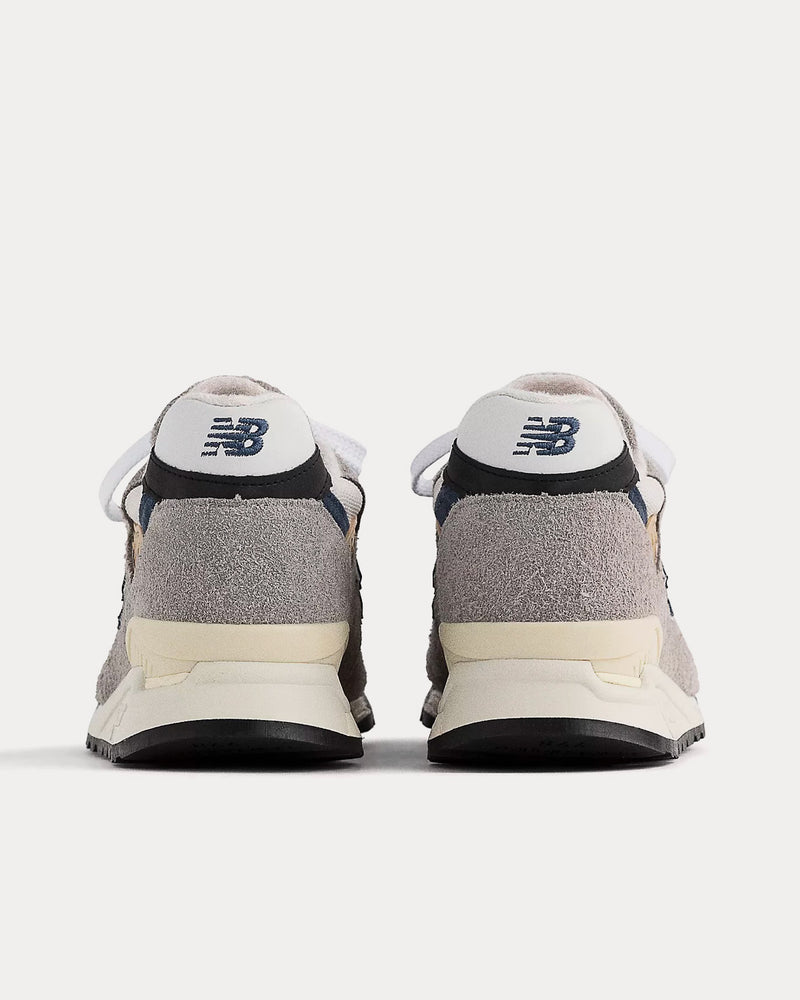 New Balance Made in USA 998 'Grey Day' Marblehead / Vintage Indigo Low Top Sneakers - 4