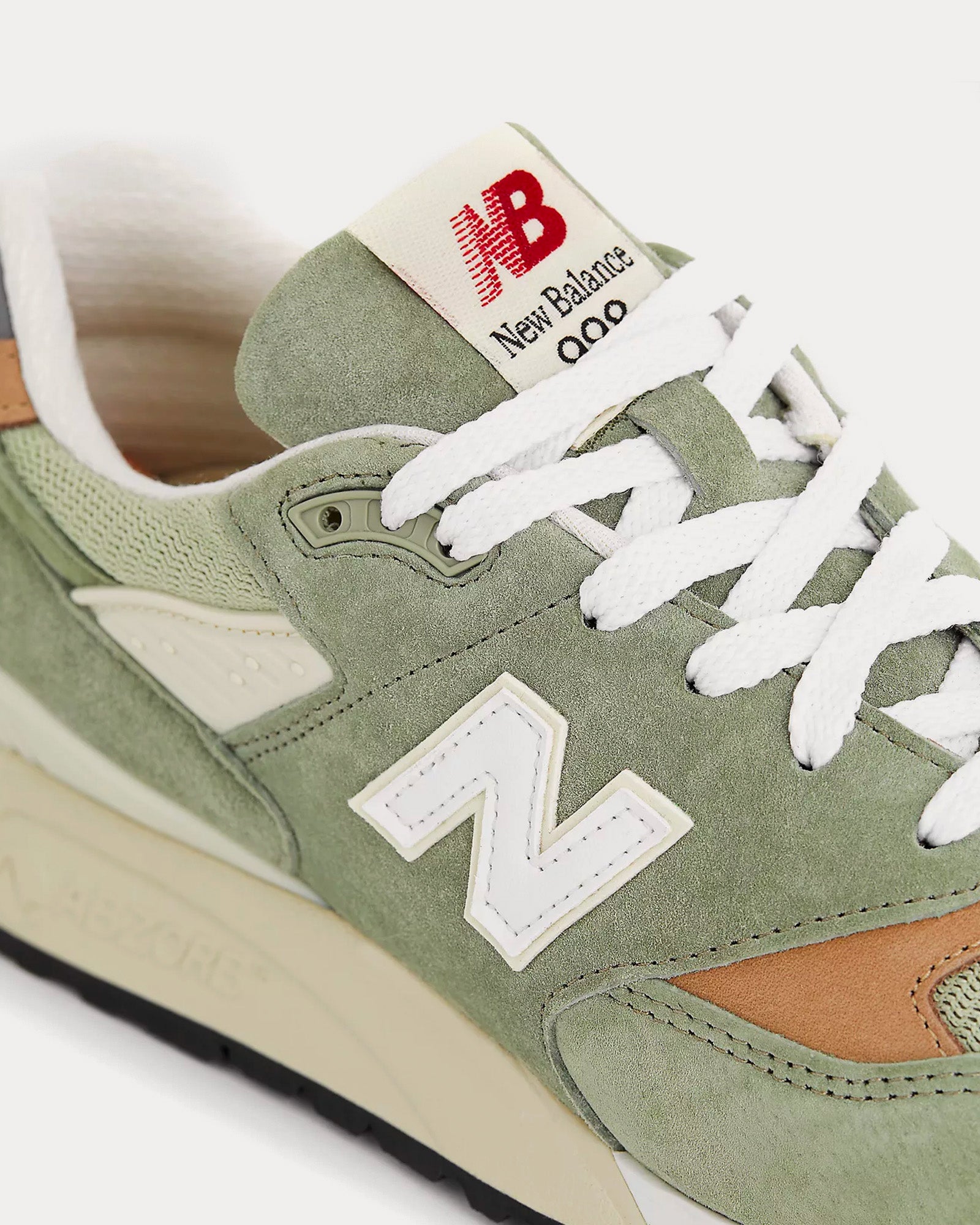 New Balance Made in USA 998 Olive / Incense Low Top Sneakers - 4