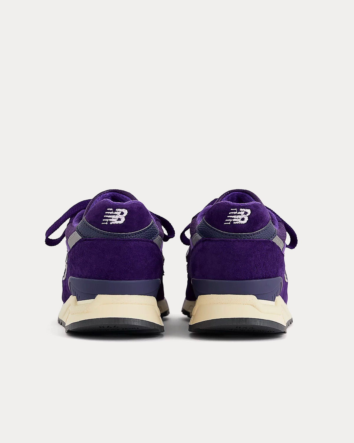 New Balance Made in USA 998 Plum / Silver Low Top Sneakers - 4