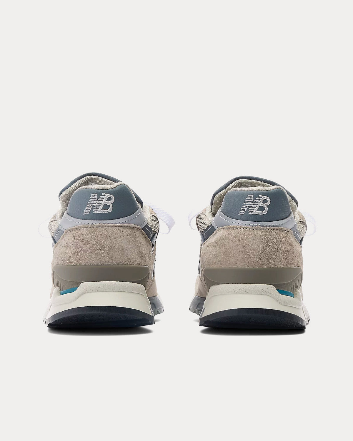 New Balance Made in USA 998 Core Grey / Silver Low Top Sneakers - 4