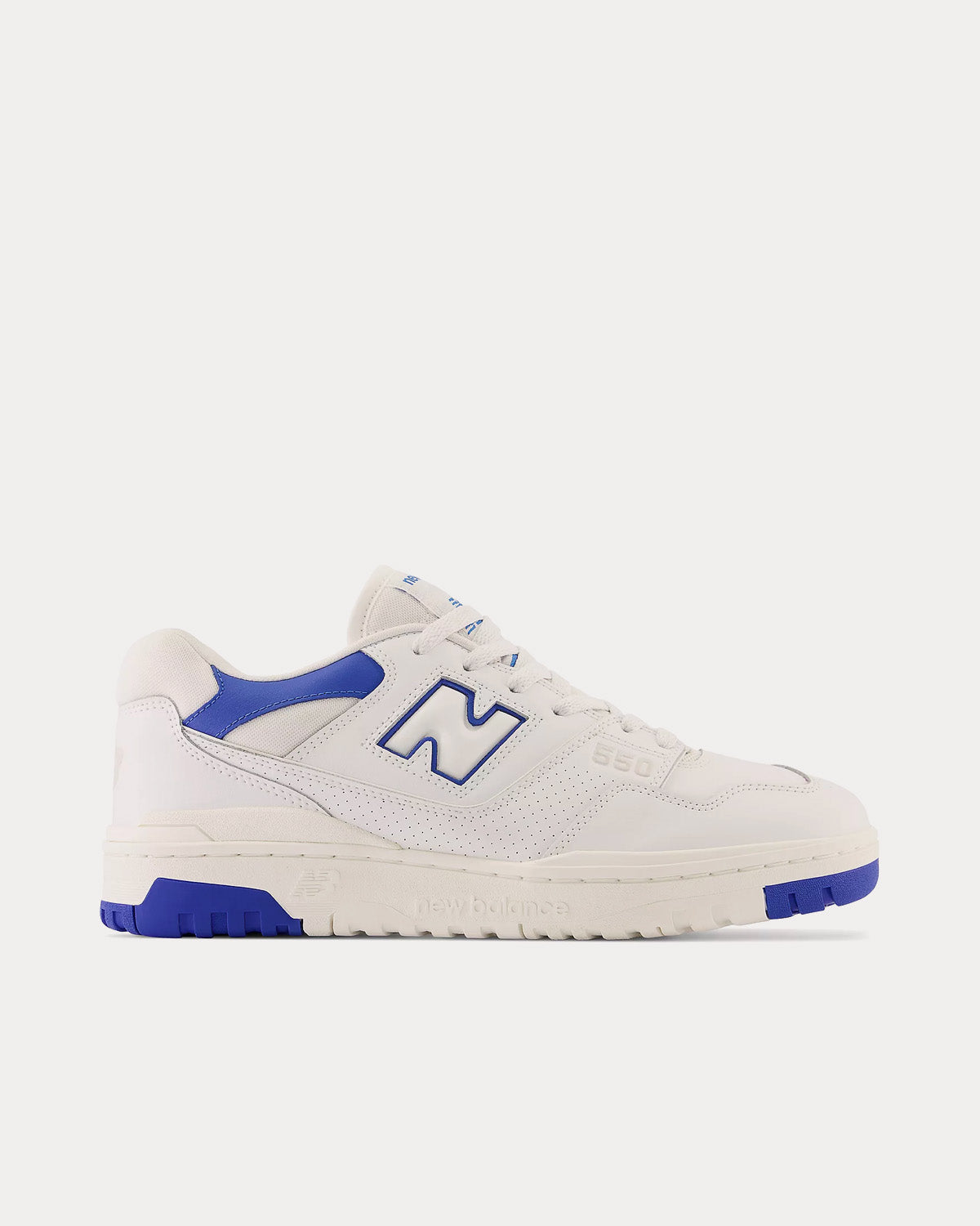 New Balance 550 White / Cobalt / Summer Fog Low Top Sneakers - 1