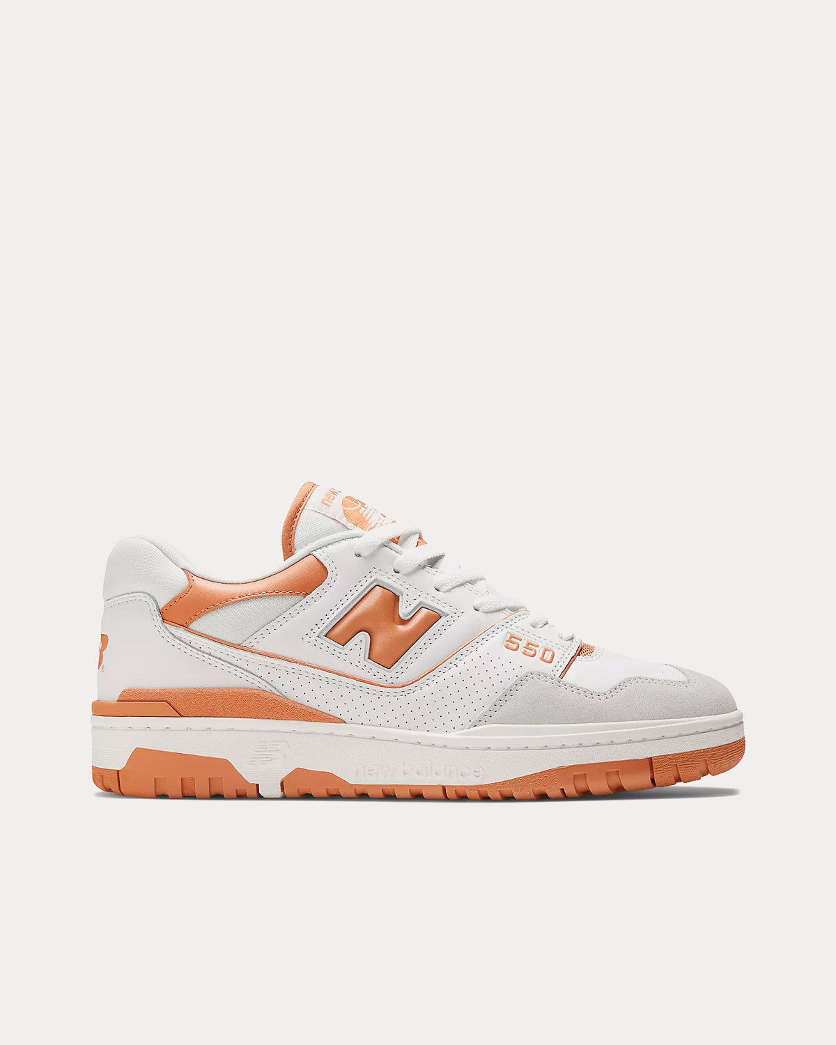 New Balance 550 White / Sepia / Rain Cloud Low Top Sneakers - 1