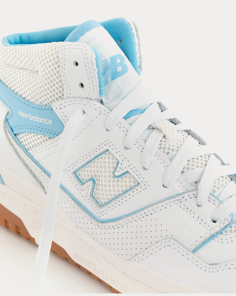 New Balance x Aime Leon Dore 650r White / Blue High Top Sneakers - 4