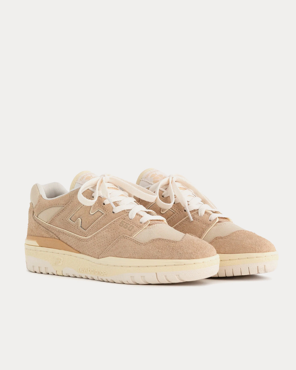 New Balance x Aime Leon Dore P550 Basketball Oxfords Taupe Low Top Sneakers - 2