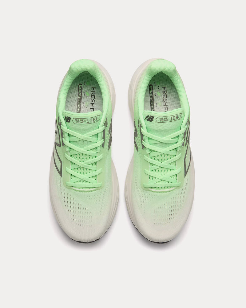 New Balance Fresh Foam X 1080v14 Electric Jade / Reflection / Dark Silver Metallic Running Shoes - 2