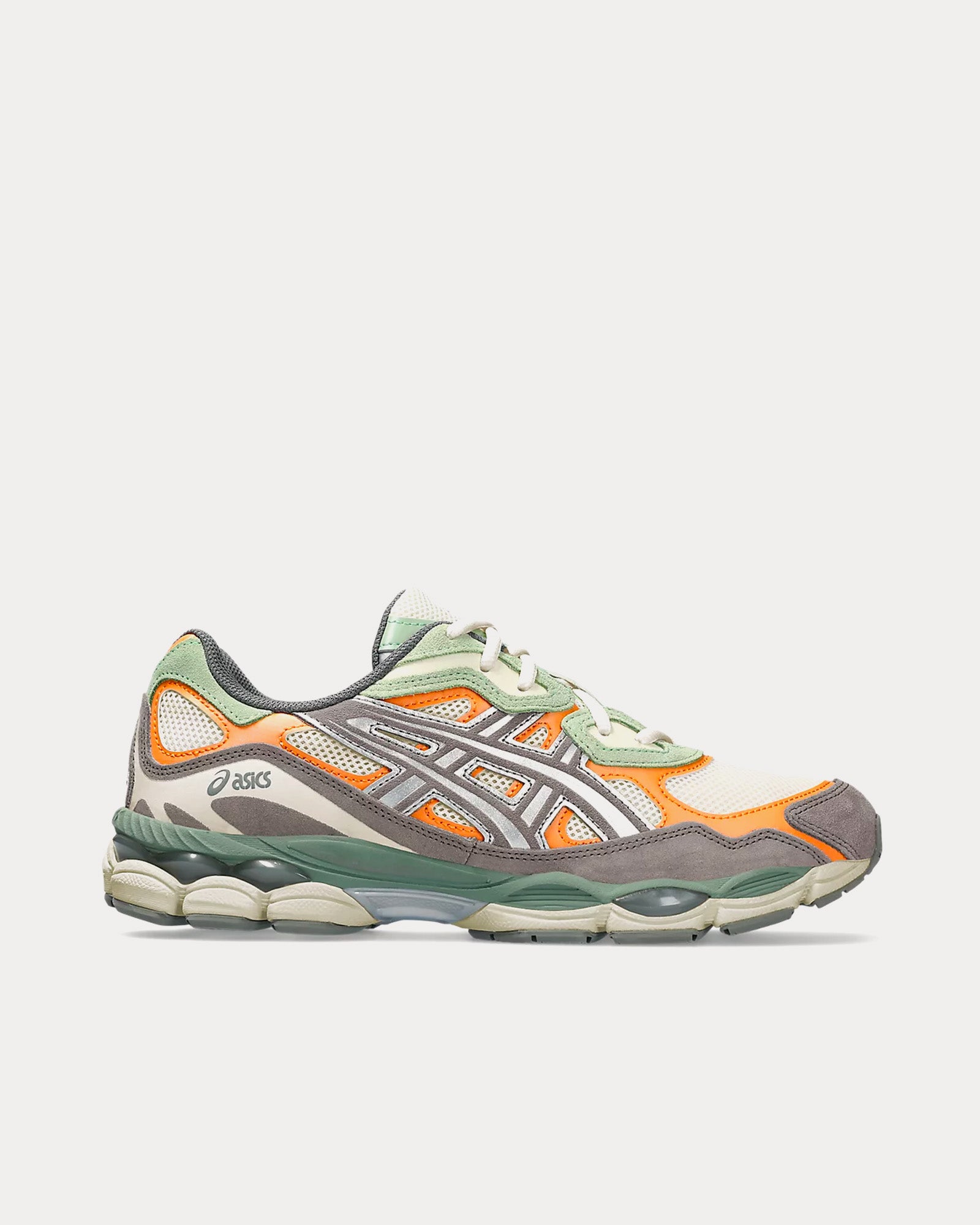 Asics Gel-NYC Cream / Clay Grey Low Top Sneakers - 1