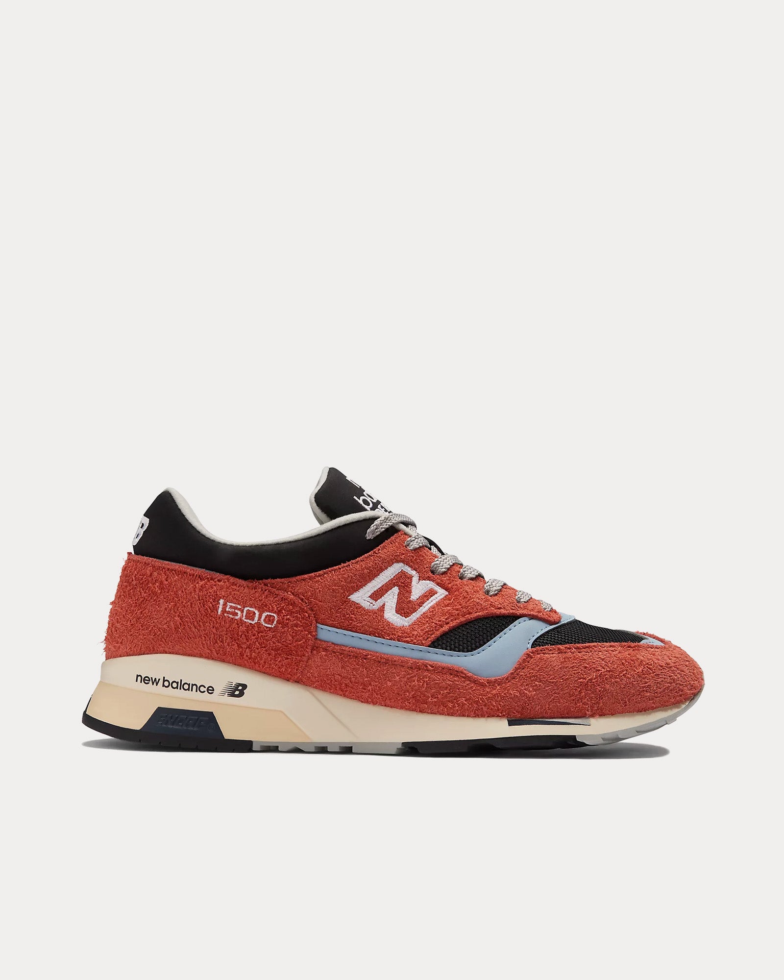 New Balance MADE in UK 1500 Orange / Black / Blue Fog Low Top Sneakers - 1