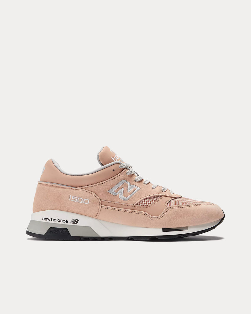 New Balance MADE in UK 1500 Pink Sand / Silver / White Low Top Sneakers - 1