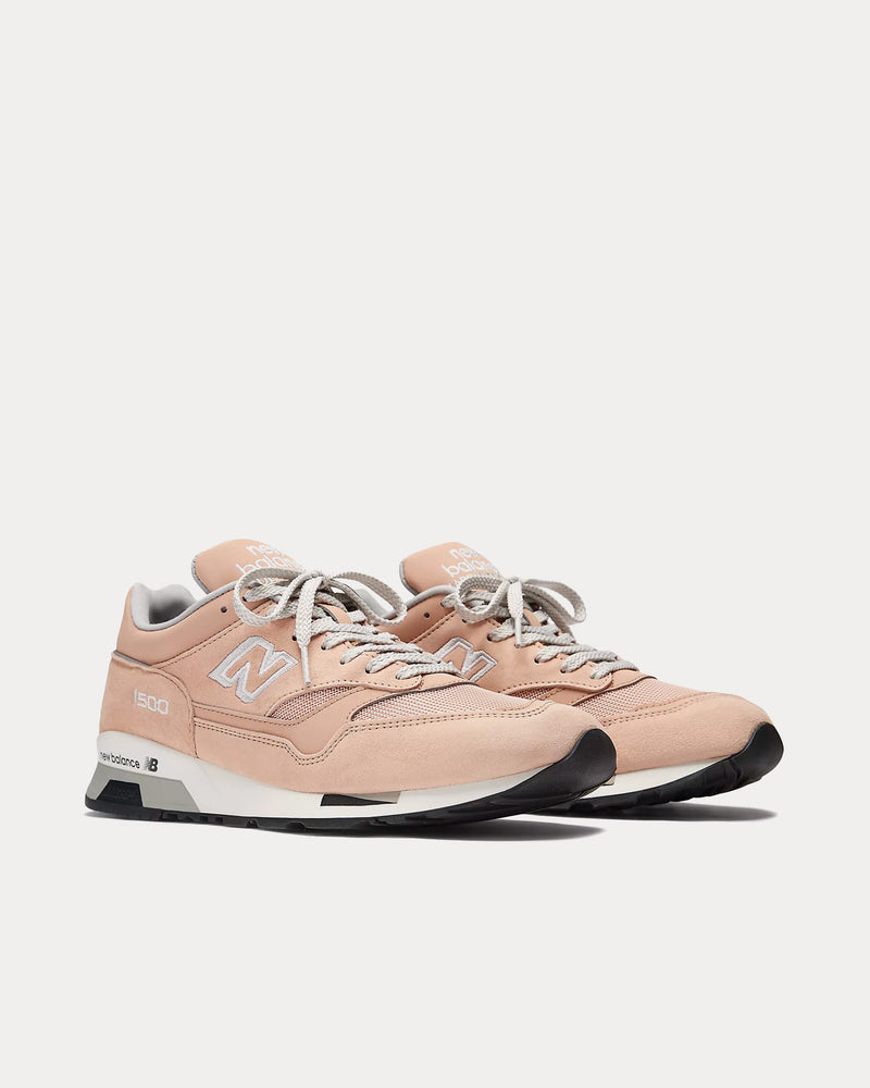 New Balance MADE in UK 1500 Pink Sand / Silver / White Low Top Sneakers - 3