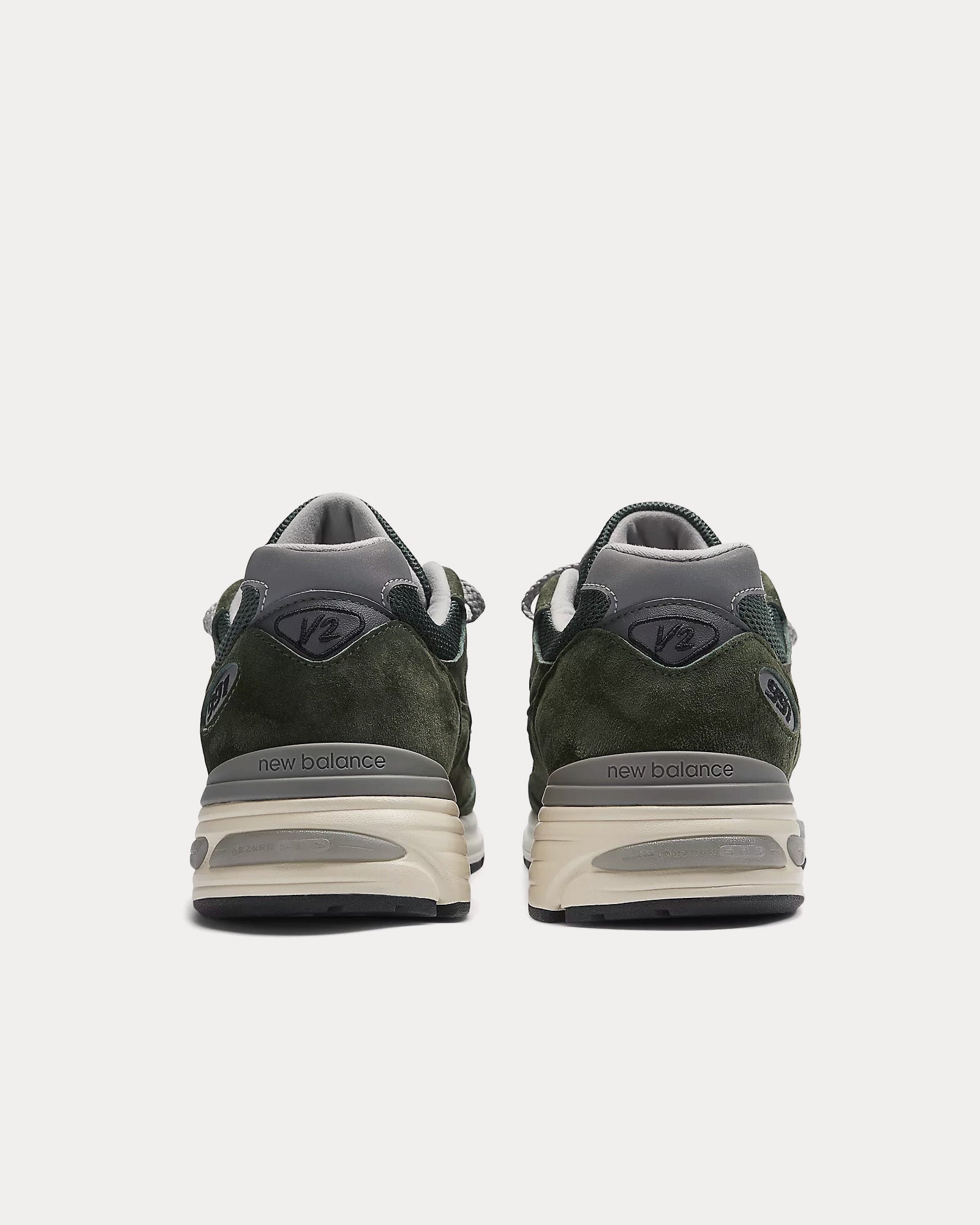 New Balance MADE in UK 991v2 Kombu Green / Black Forest / Smoked Pearl Low Top Sneakers - 4