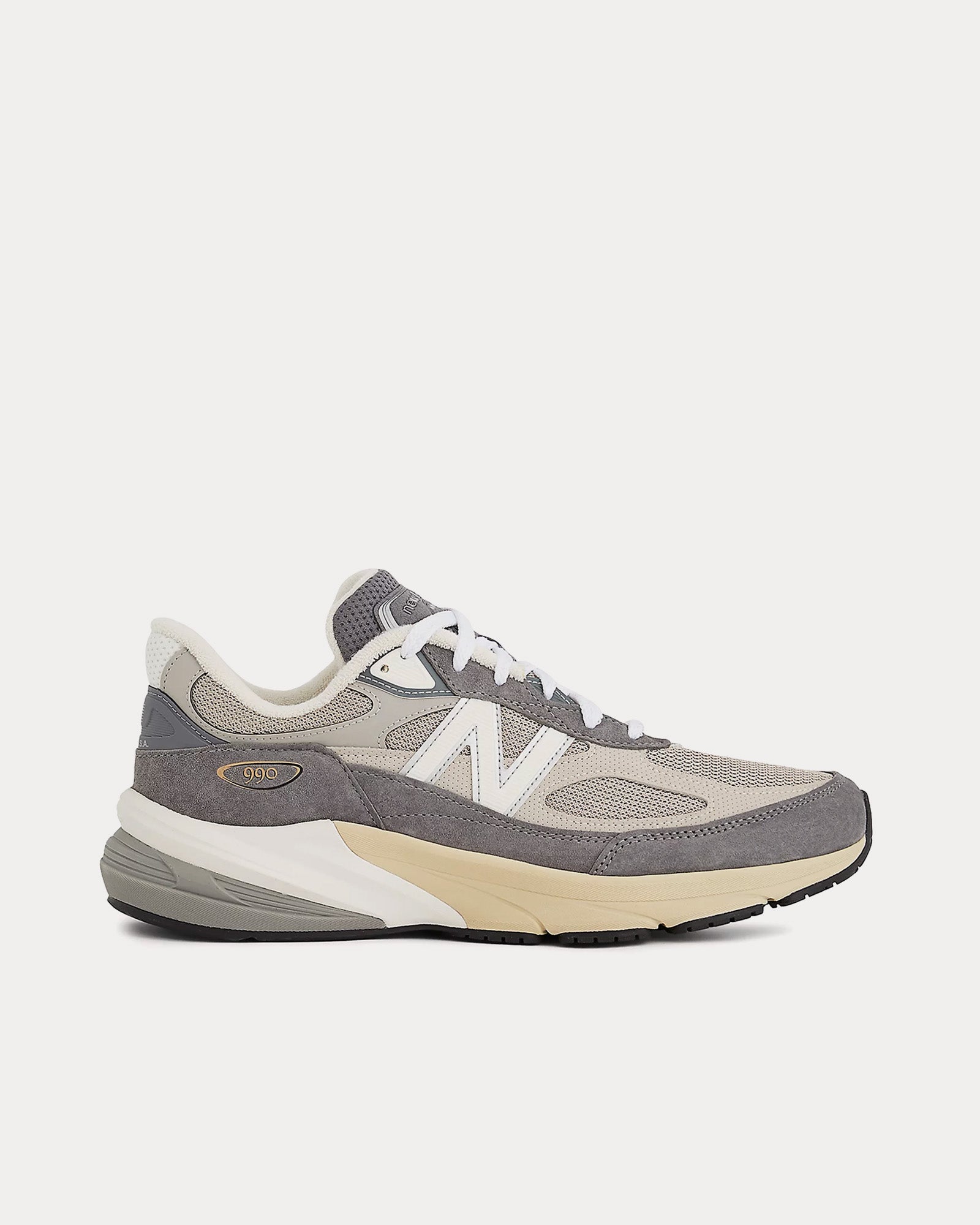 New Balance Made in USA 990v6 Castlerock Moonrock Low Top Sneakers Grey New Balance US US