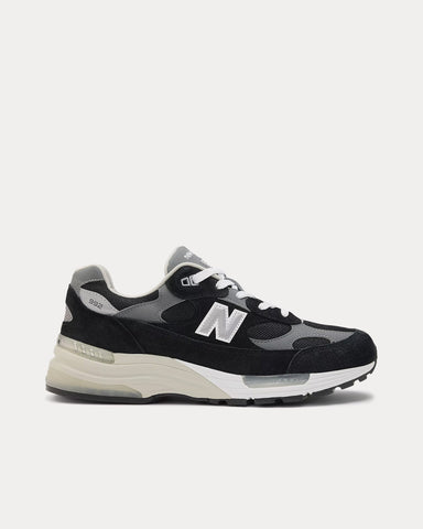 New Balance Made in USA 992 Core Black / Grey / Silver Metalic Low Top Sneakers