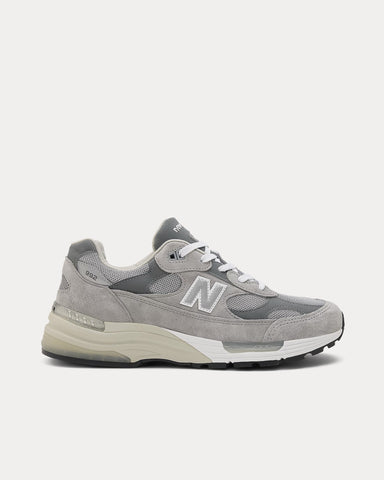 New Balance Made in USA 992 Core Grey / Silver Metalic Low Top Sneakers