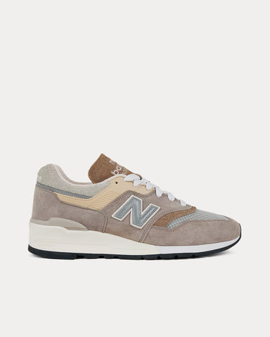 New Balance Made in USA 997 Light Mushroom / Mirage Grey Low Top Sneakers