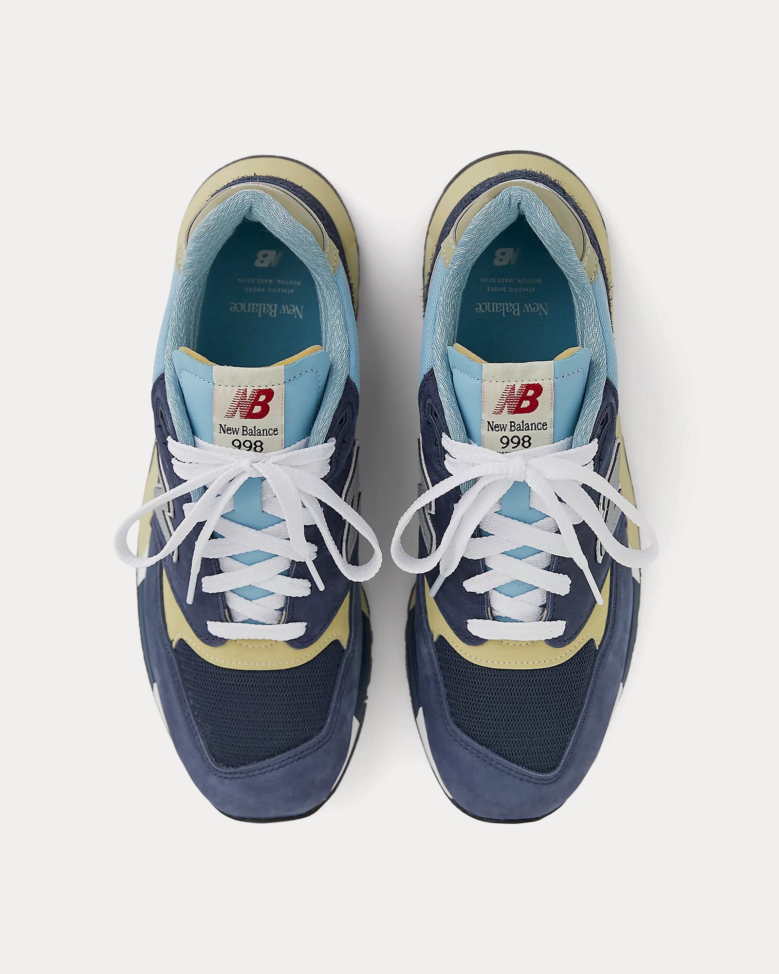 New Balance Made in USA 998 NB Navy / Chrome Blue Low Top Sneakers - 2