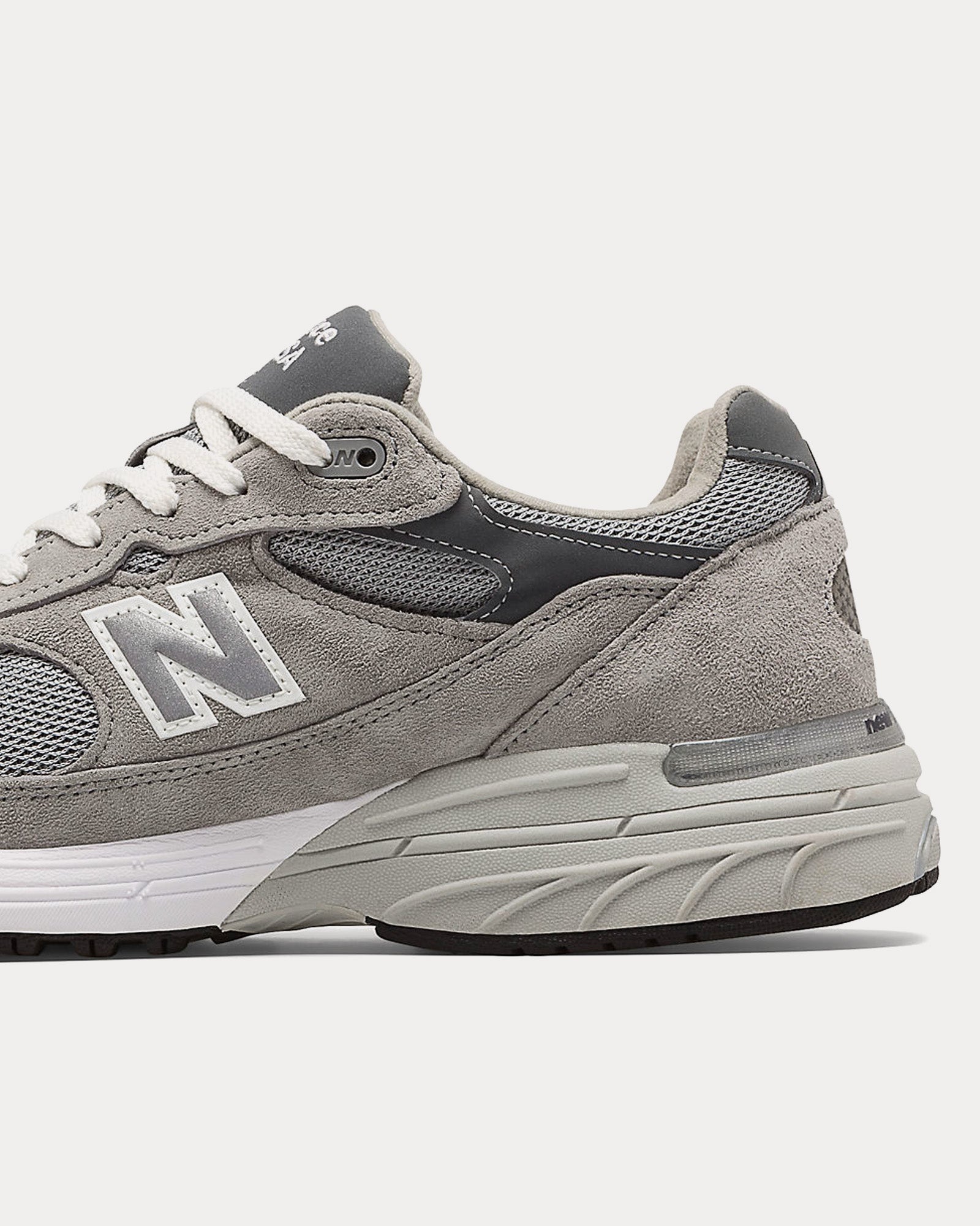 New Balance Made in USA 993 Core Grey Low Top Sneakers - 3