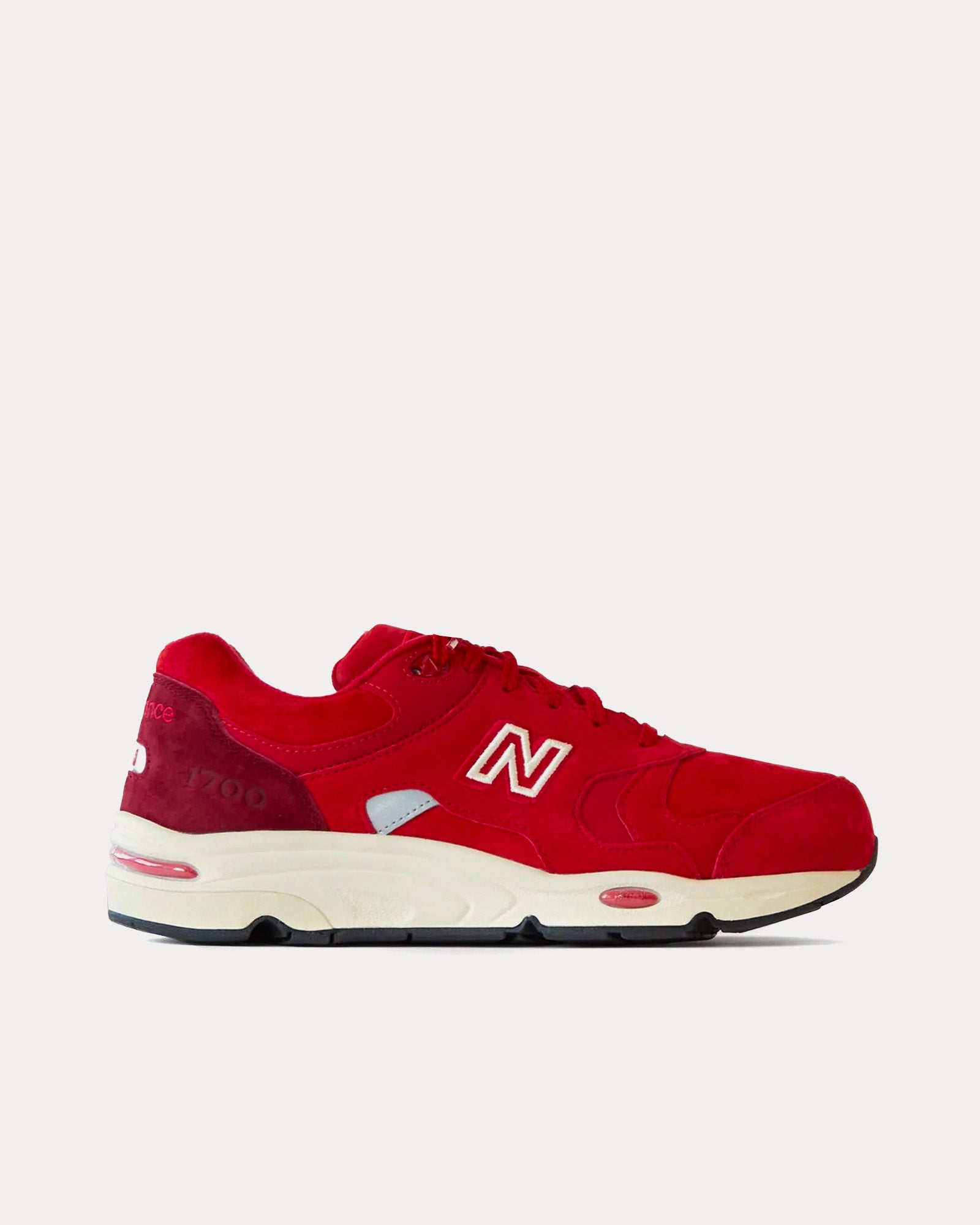 New Balance x Kith 1700 Toronto Rococco Red Low Top Sneakers ...