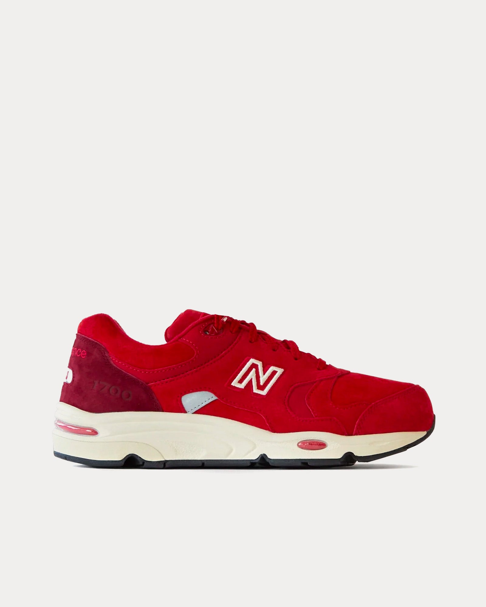 New Balance x Kith 1700 Toronto Rococco Red Low Top Sneakers - 1