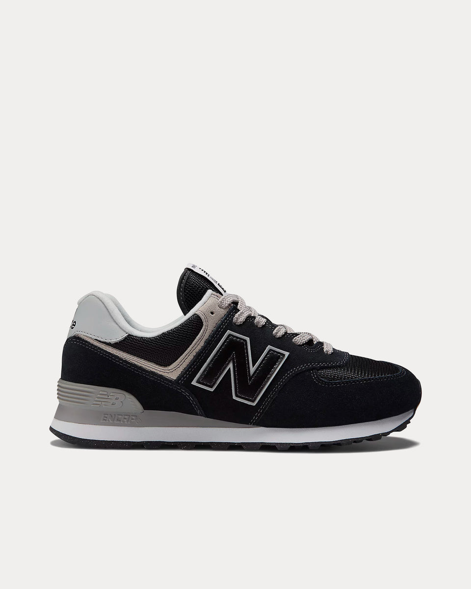 New Balance 574 Black / White Low Top Sneakers - Sneak in Peace