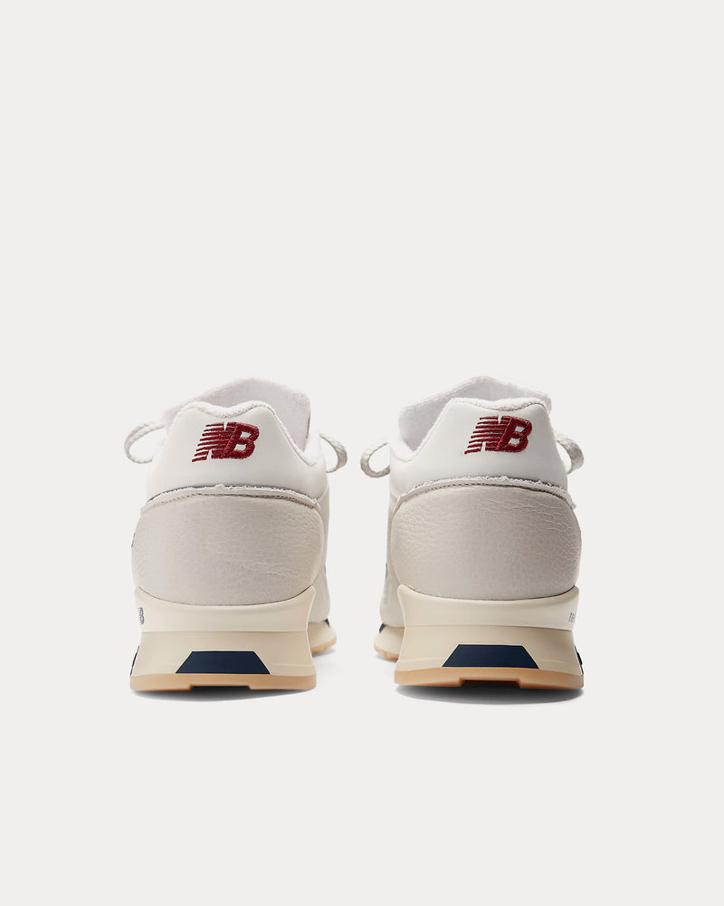 New Balance MADE in UK 1500 'Vintage Sport' Off White / Blanc de Blanc / Savvy rRed Low Top Sneakers - 3