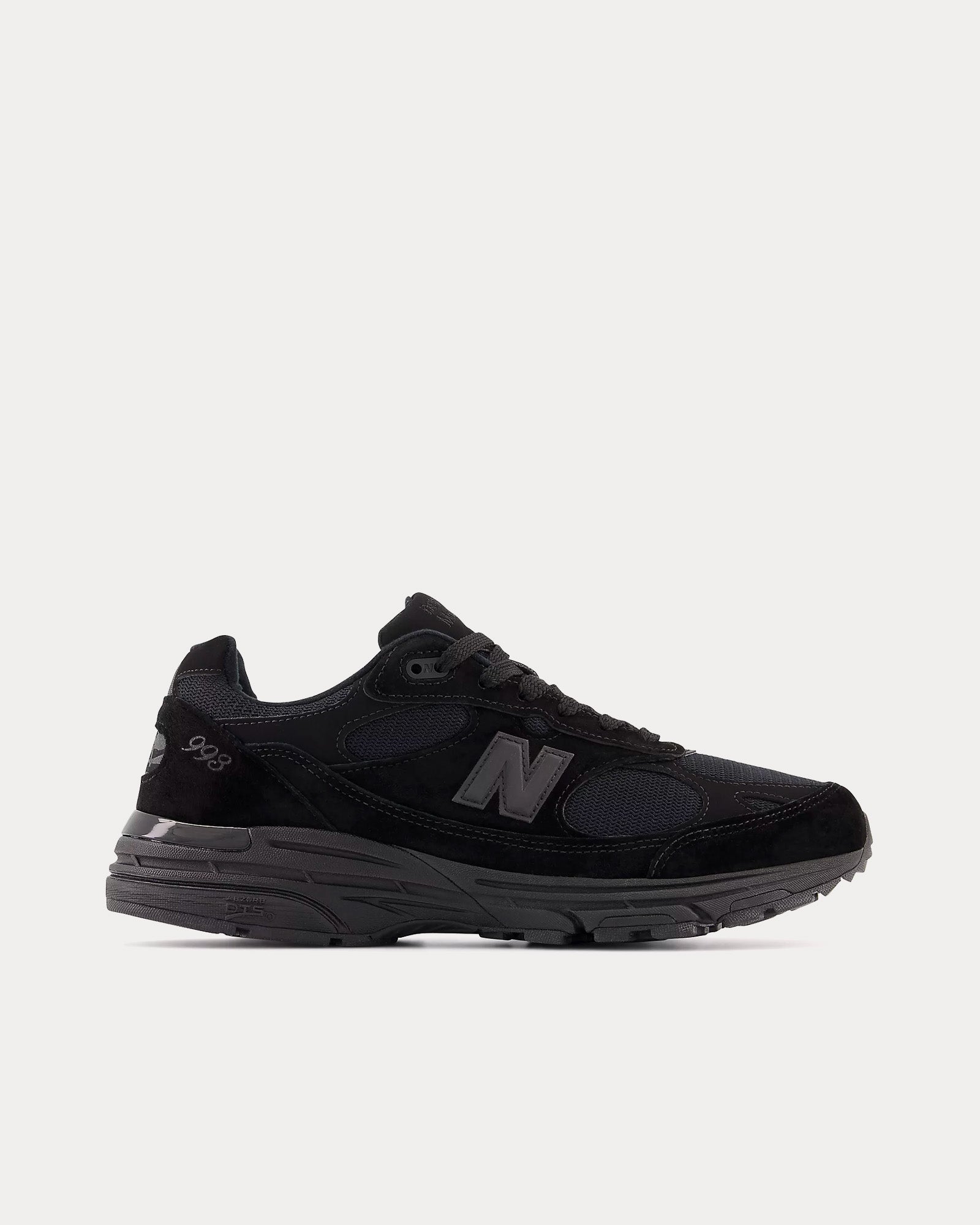 New Balance Made in USA 993 Black Low Top Sneakers - 1