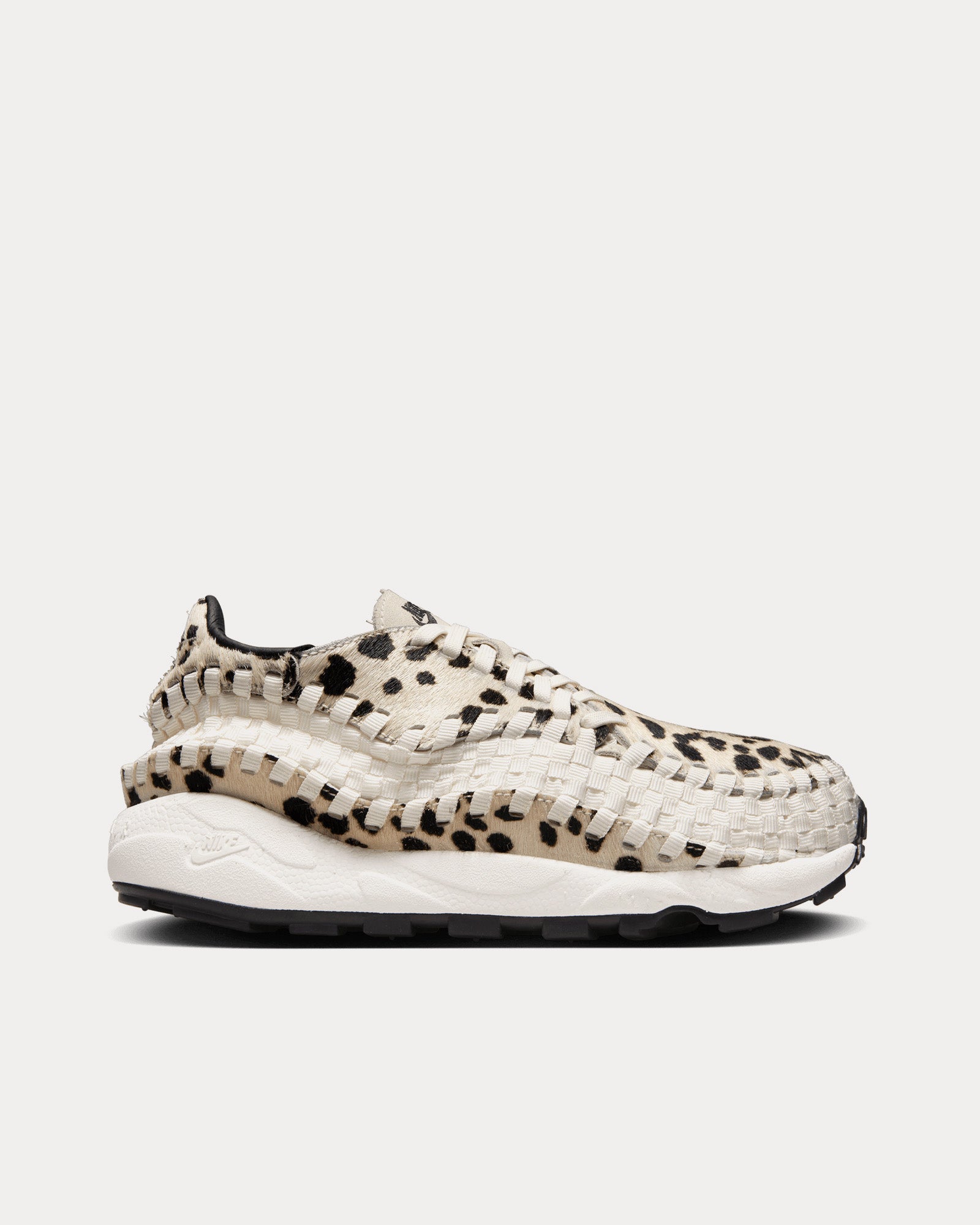 Nike Air Footscape Woven Sail / Black Low Top Sneakers - 1