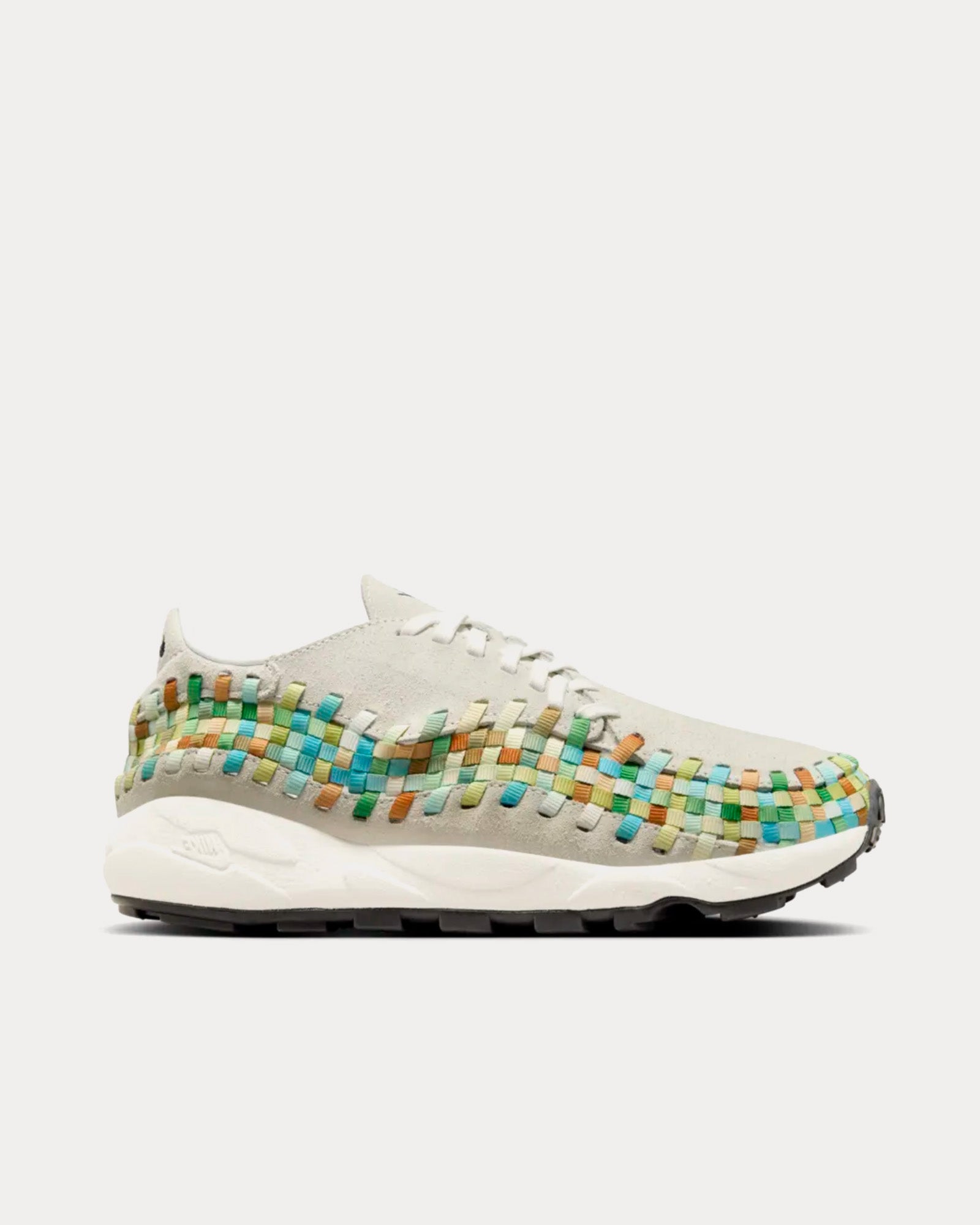 Nike Air Footscape Woven Summit White Low Top Sneakers - 1