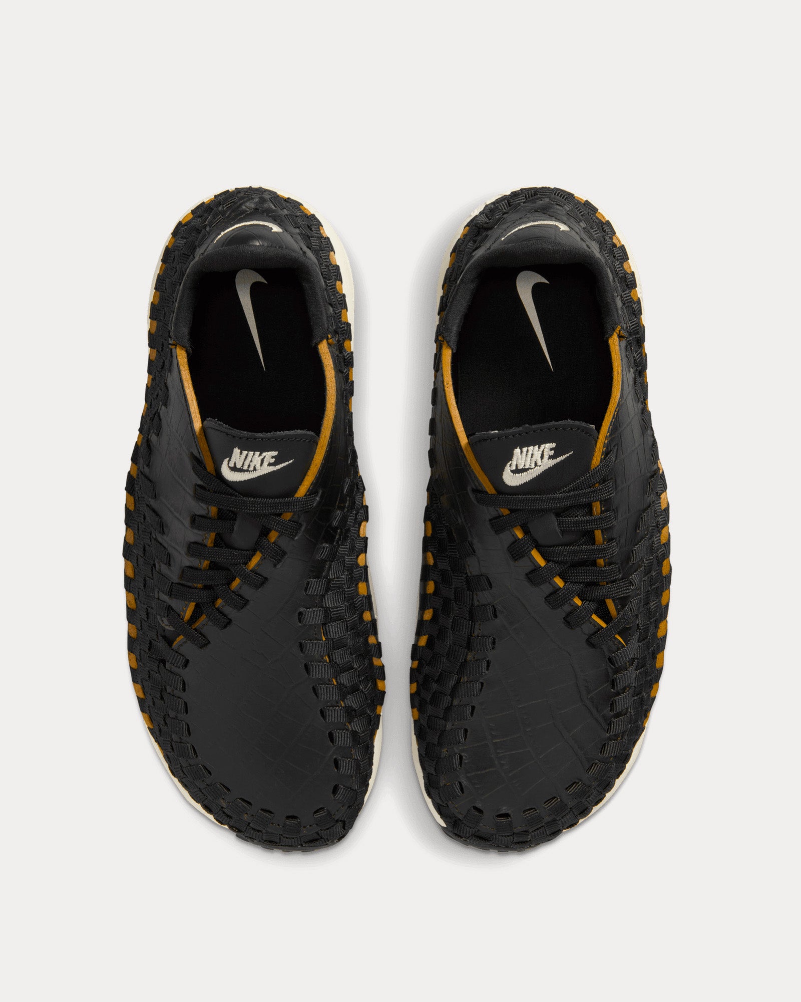 Nike Air Footscape Woven Premium Black Low Top Sneakers - 2