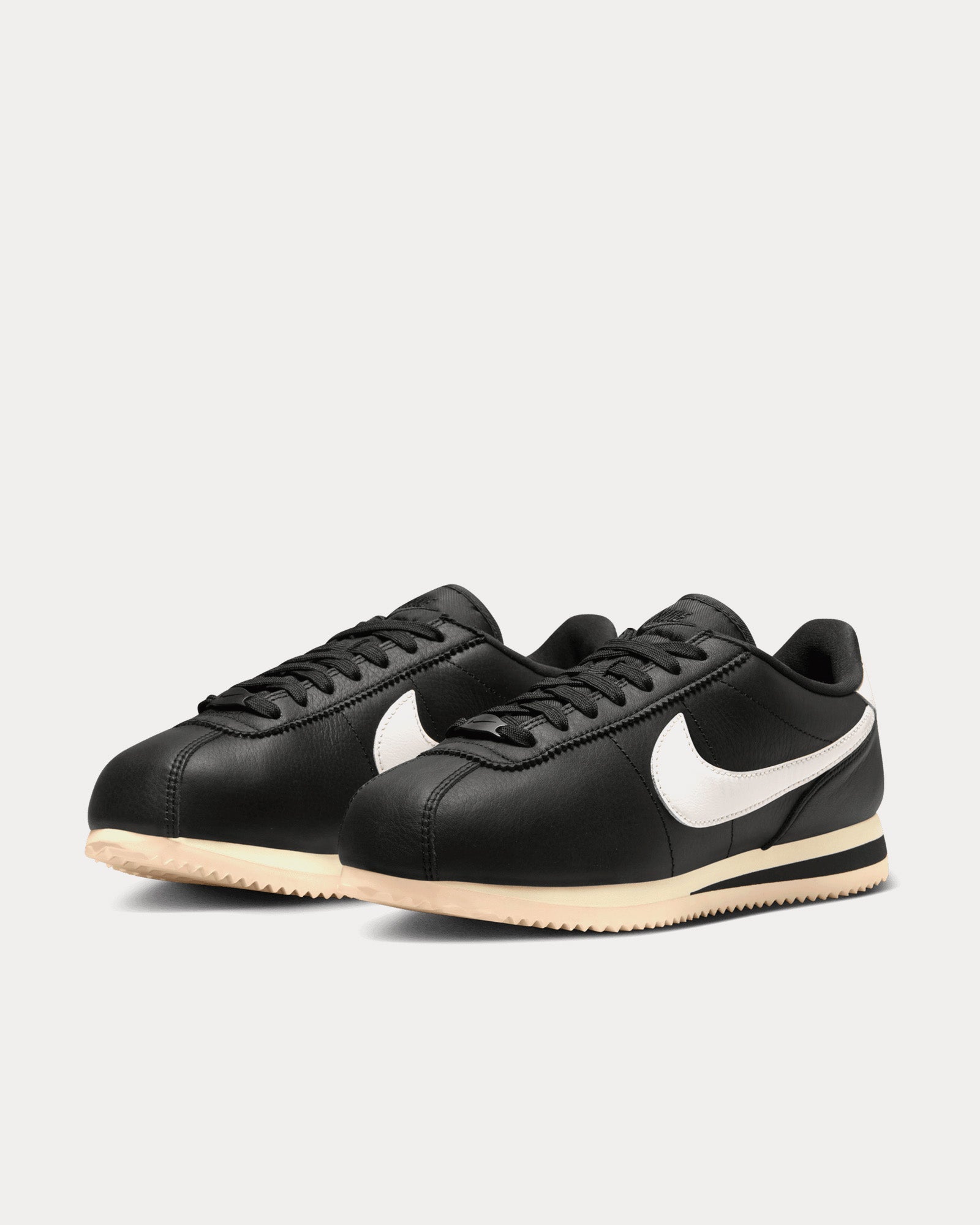 Nike Cortez 23 Premium Black / Sail / Alabaster Low Top Sneakers - 3