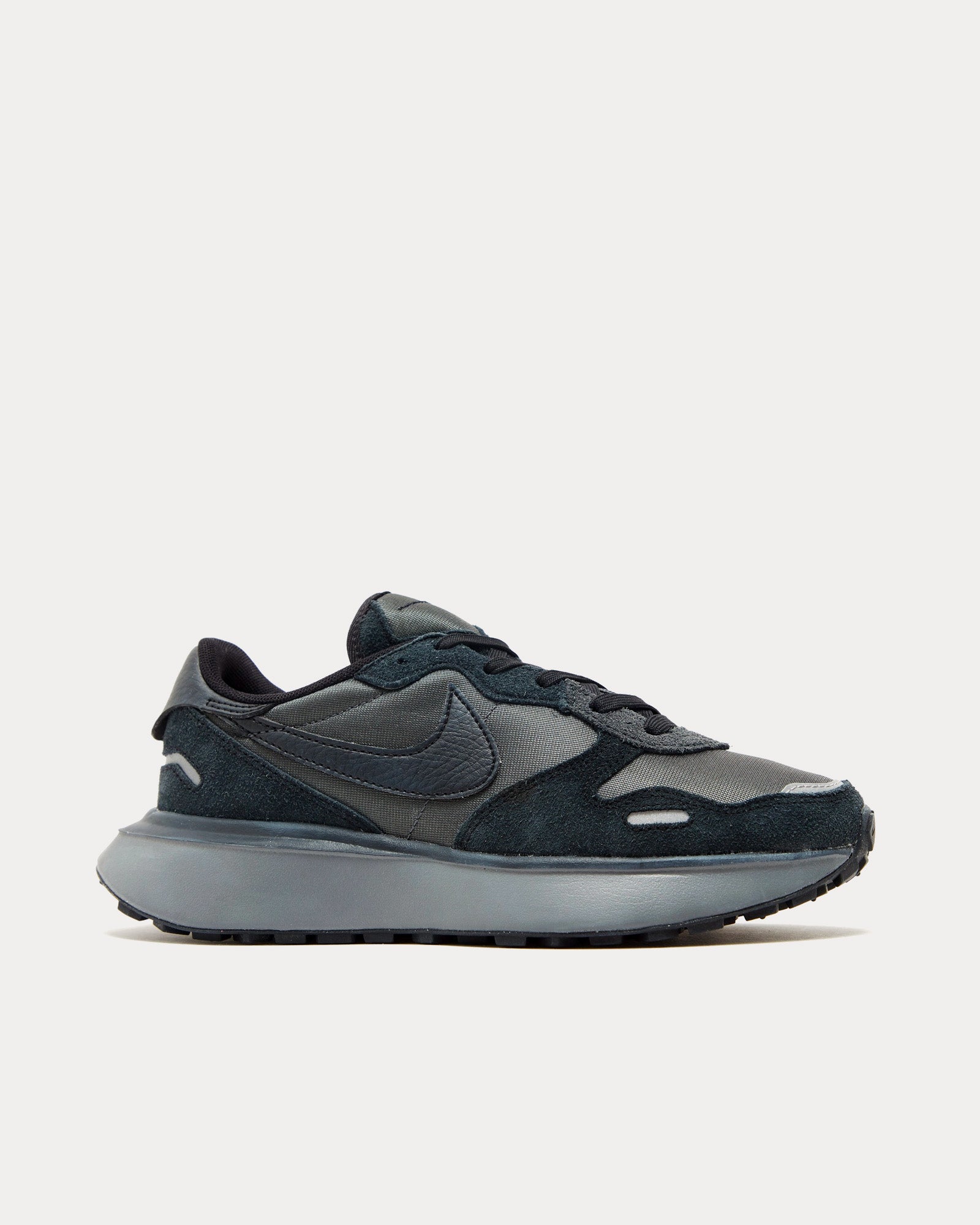 Nike Phoenix Waffle Anthracite / Black / Off Noir / Smoke Grey Low Top Sneakers - 1