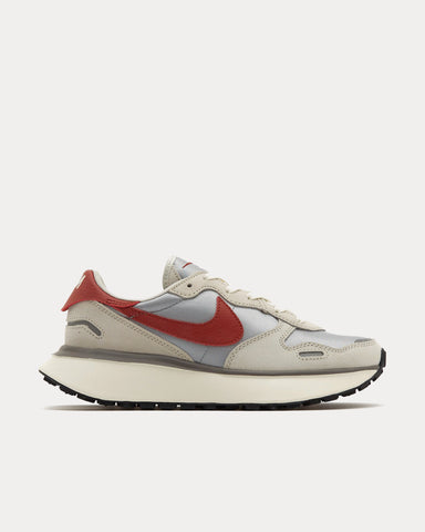 Nike Phoenix Waffle Light Bone / Light Smoke Grey / Light Iron Ore / Rugged Orange Low Top Sneakers