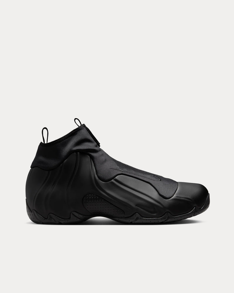 Nike Air Flightposite Triple Black High Top Sneakers - 1