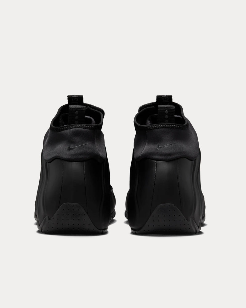 Nike Air Flightposite Triple Black High Top Sneakers - 4