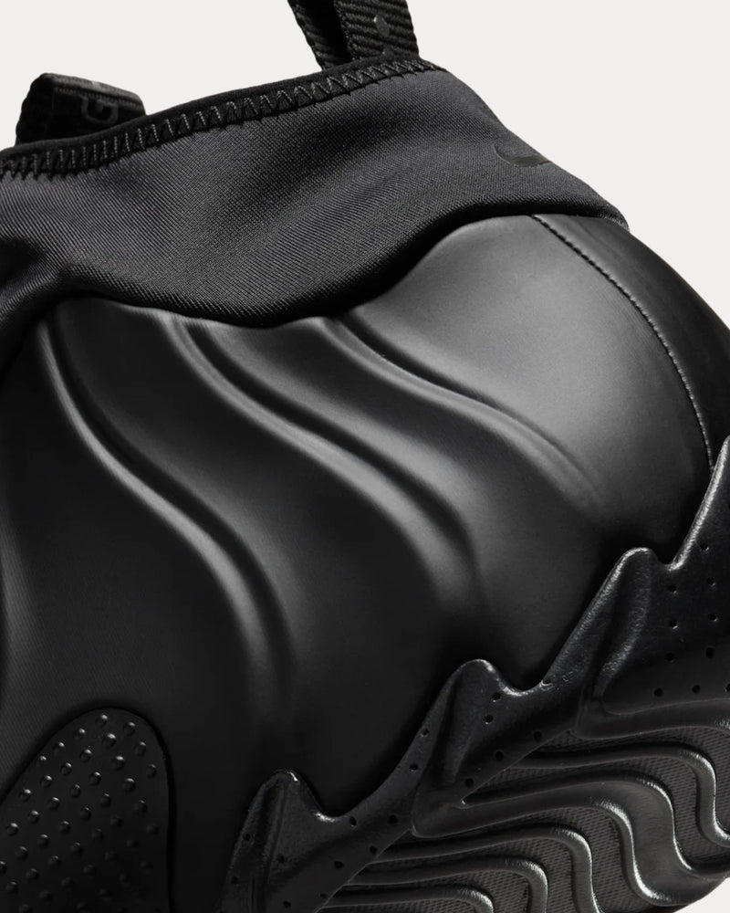 Nike Air Flightposite Triple Black High Top Sneakers - 5