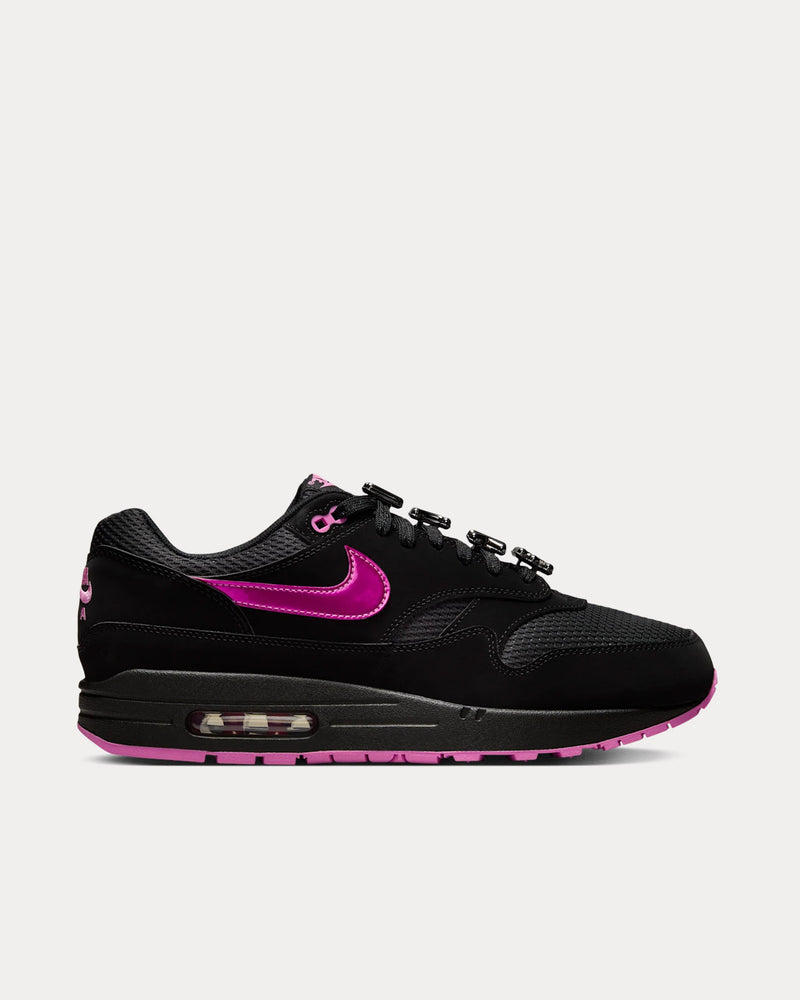 Nike Air Max 1 Premium 'Valentine Days Pack' Black / Playful Pink / Red Low Top Sneakers - 1