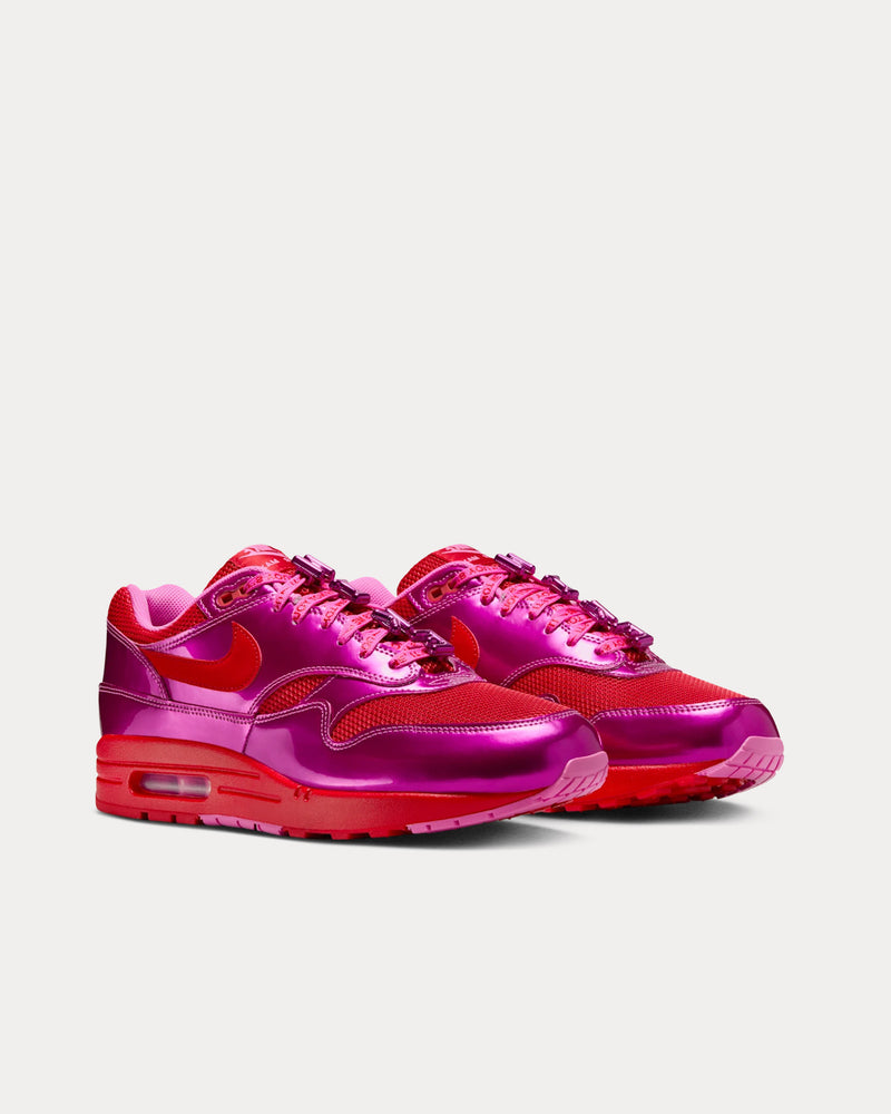 Nike Air Max 1 Premium 'Valentine Days Pack' Playful Pink / University Red Low Top Sneakers - 3