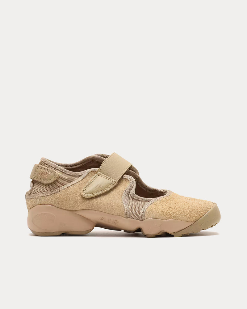 Nike Air Rift Suede Parachute Beige / Hemp Slip On Sneakers - 1