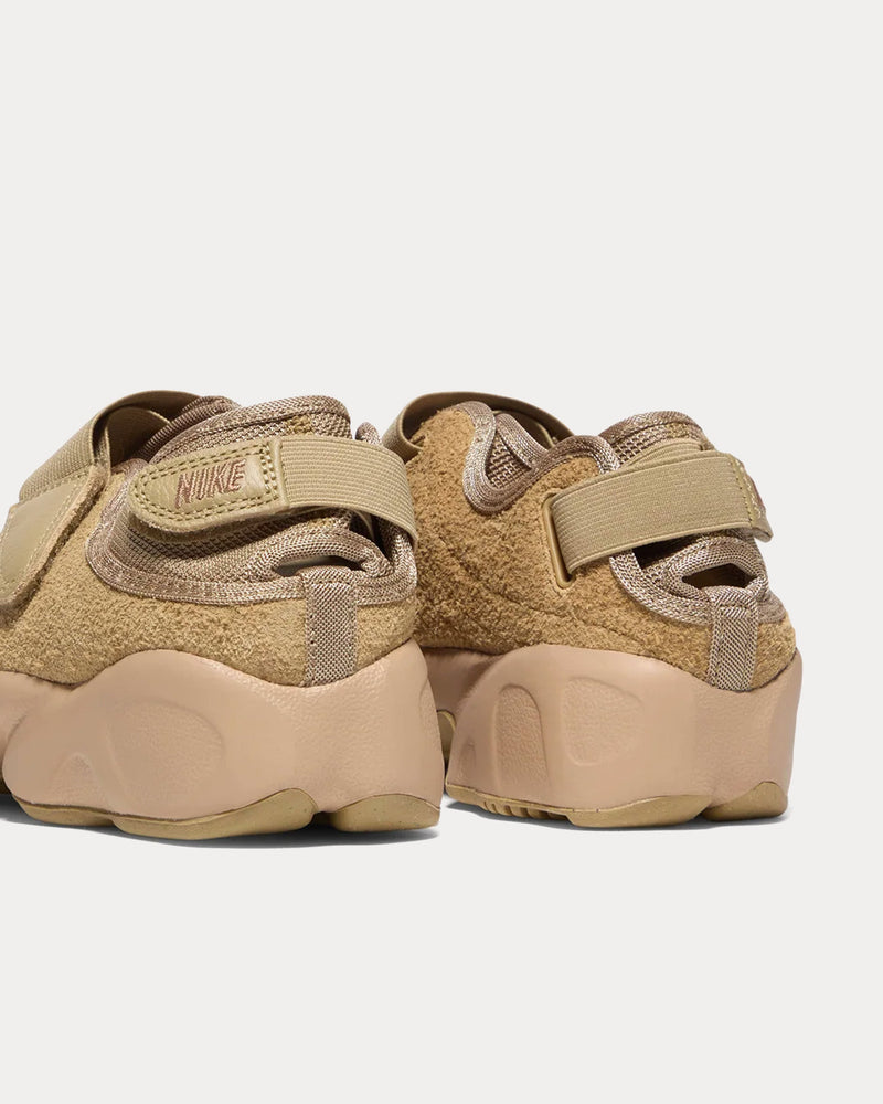 Nike Air Rift Suede Parachute Beige / Hemp Slip On Sneakers - 4