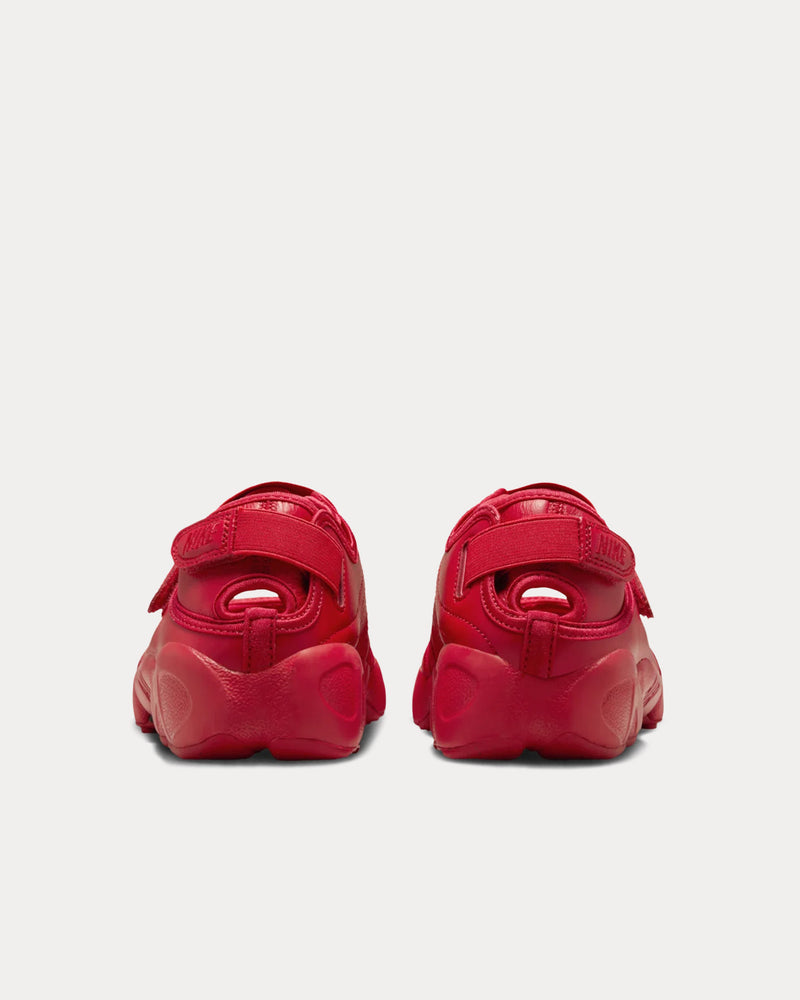 Nike Air Rift Leather Fire Red Slip On Sneakers - 4