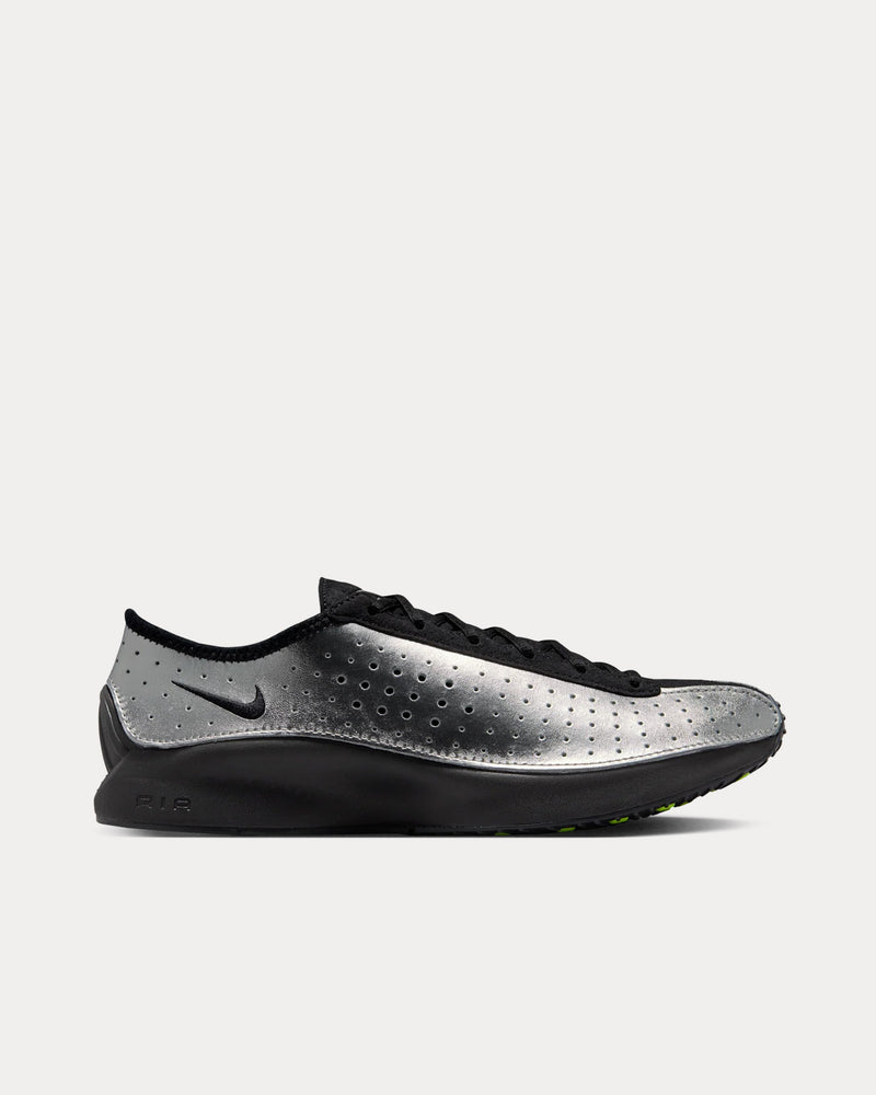 Nike Air Superfly Metallic Silver / Black Low Top Sneakers - 1