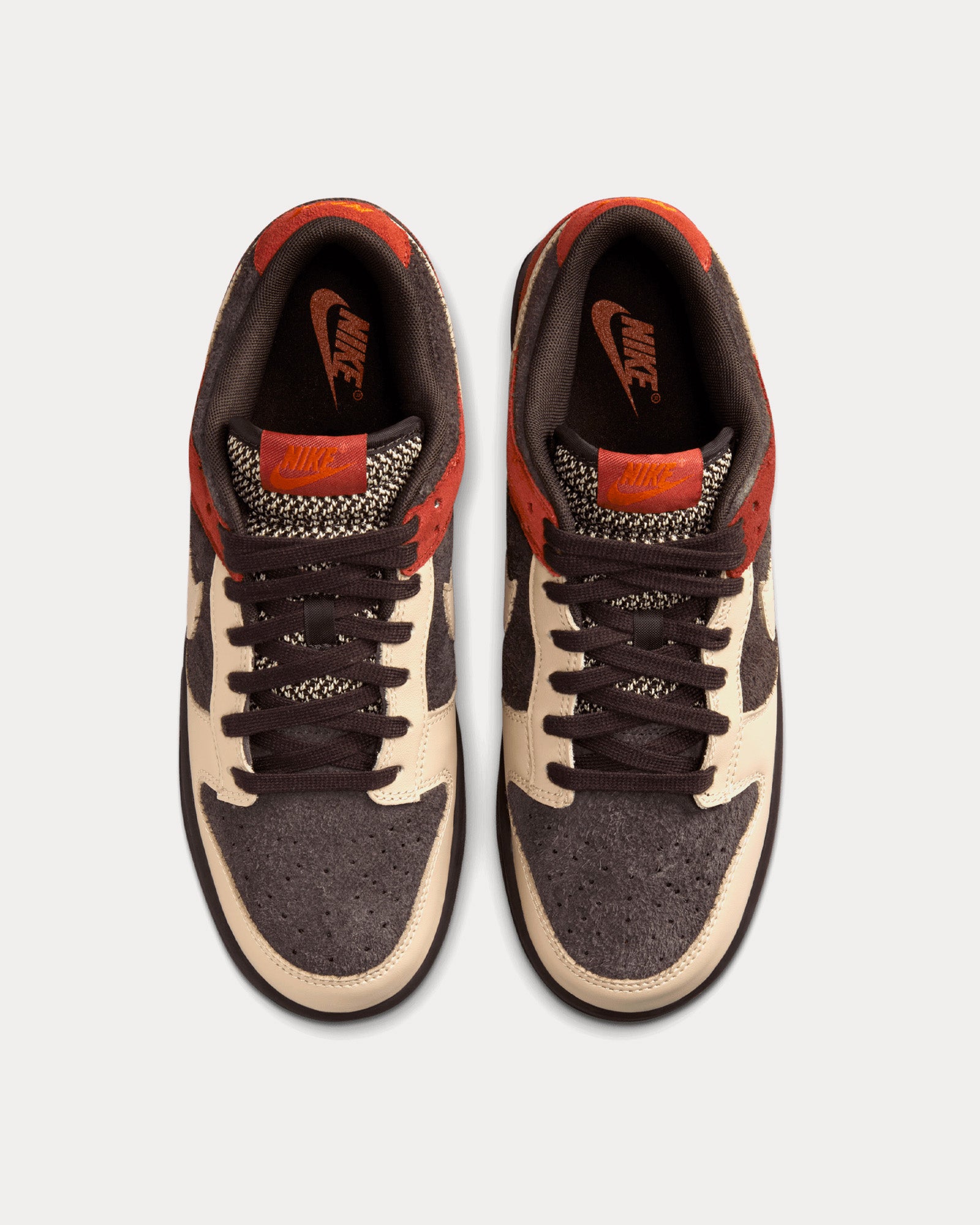 Nike Dunk Low 'Red Panda' Velvet Brown / Sand Drift Low Top Sneakers - 2