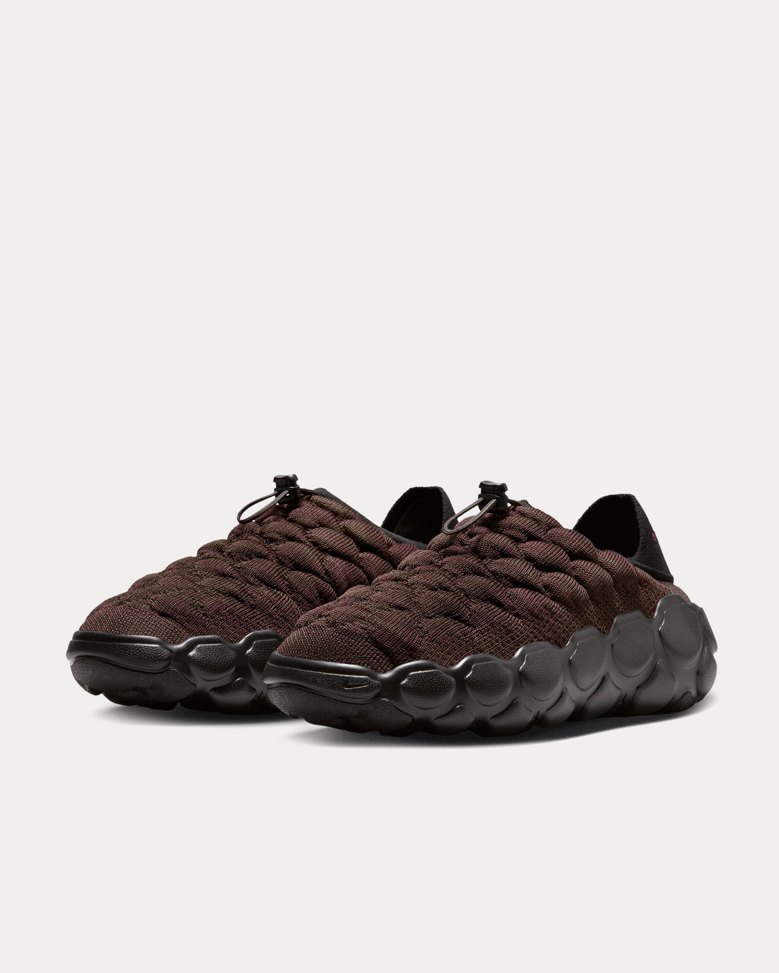 Nike Flyknit Haven Black / Cacao Wow / Sequoia Slip On Mules - 3