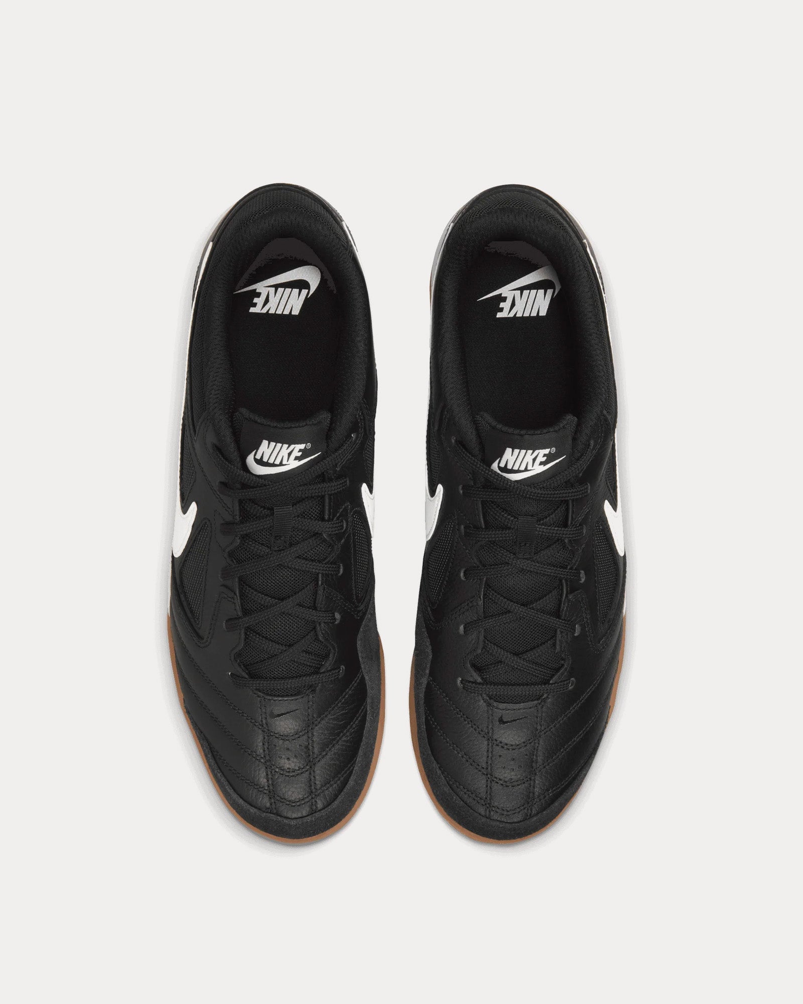 Nike Gato Leather Black / White Low Top Sneakers - 2