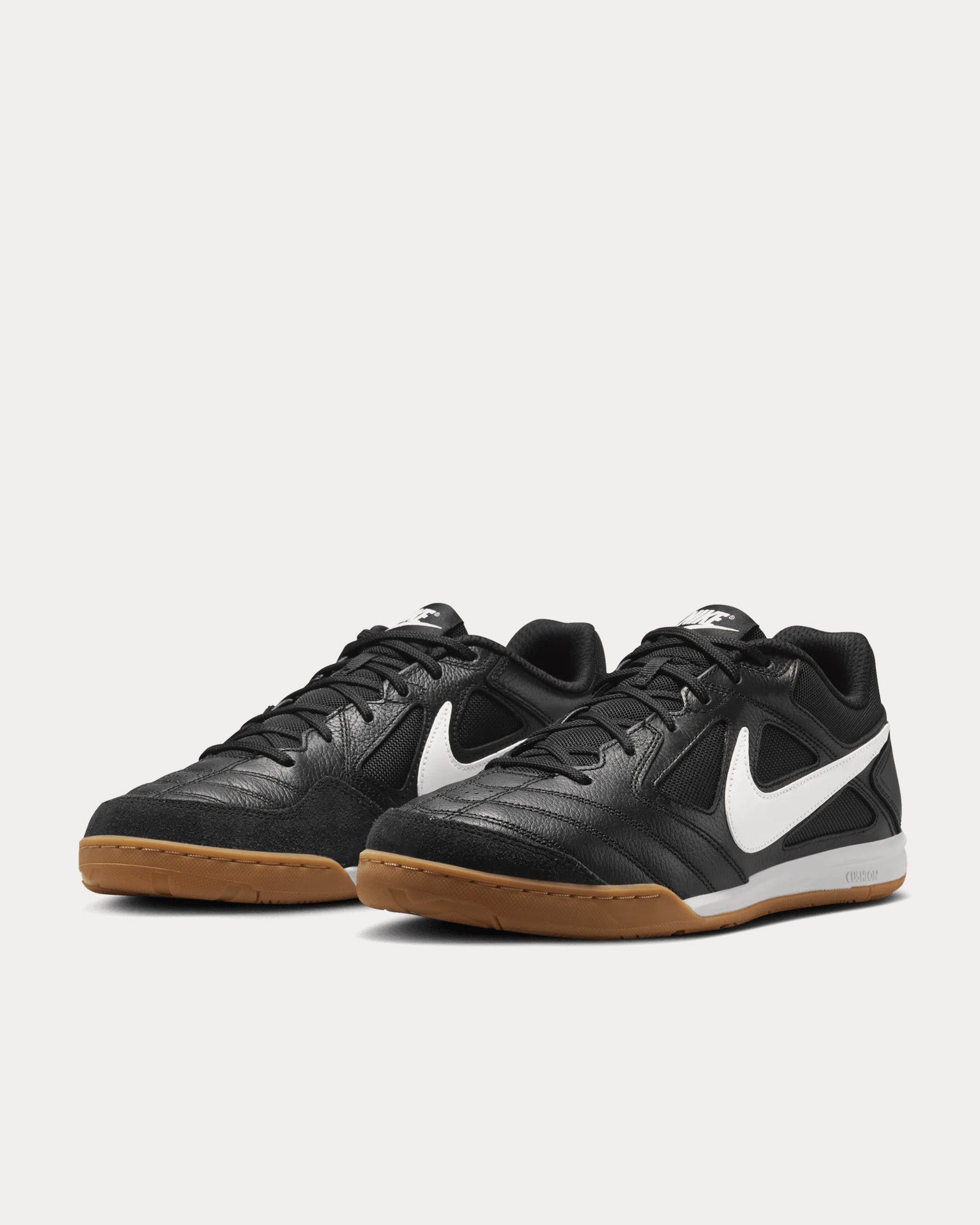 Nike Gato Leather Black / White Low Top Sneakers - 3