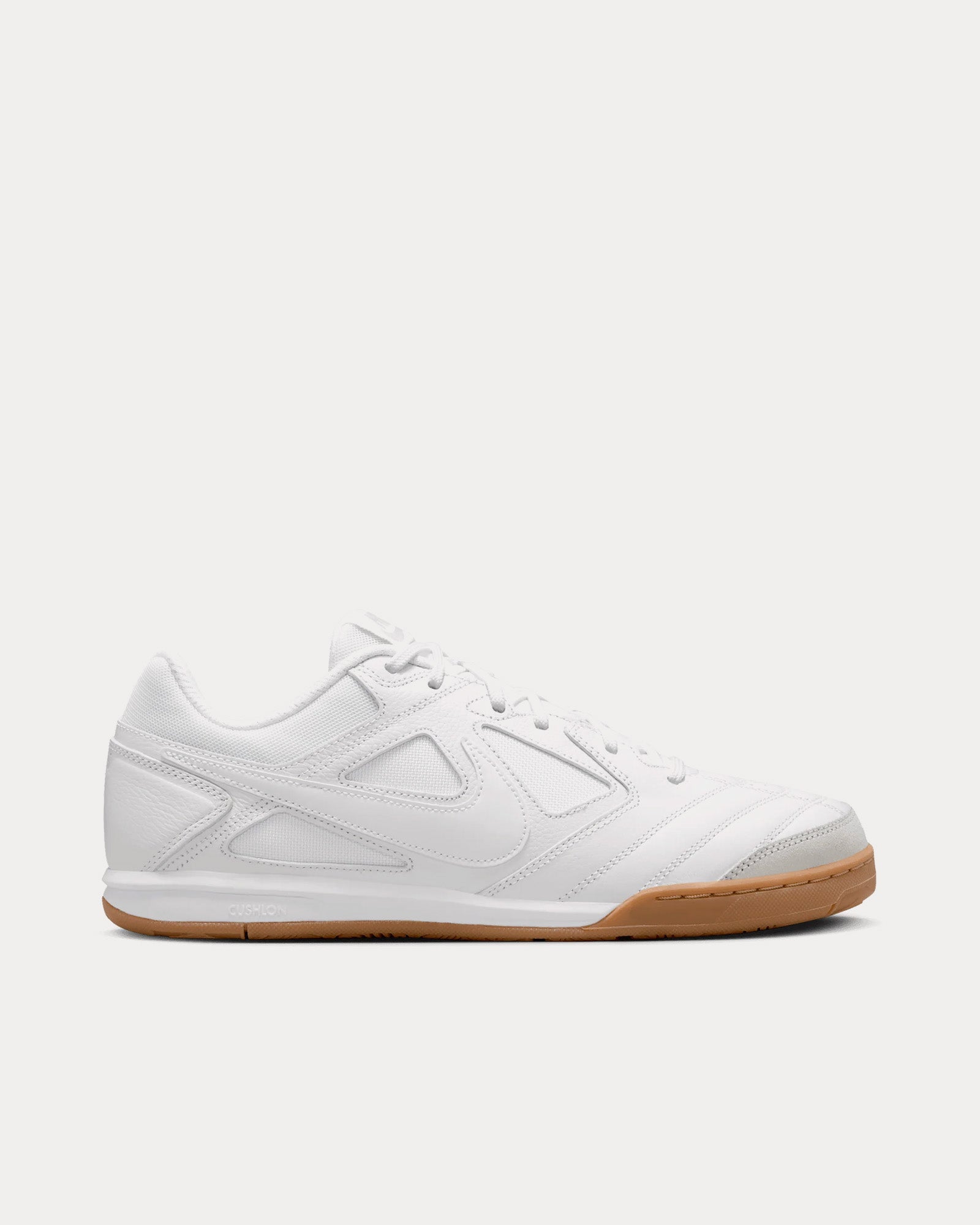 Nike Gato Leather White / White Low Top Sneakers - 1