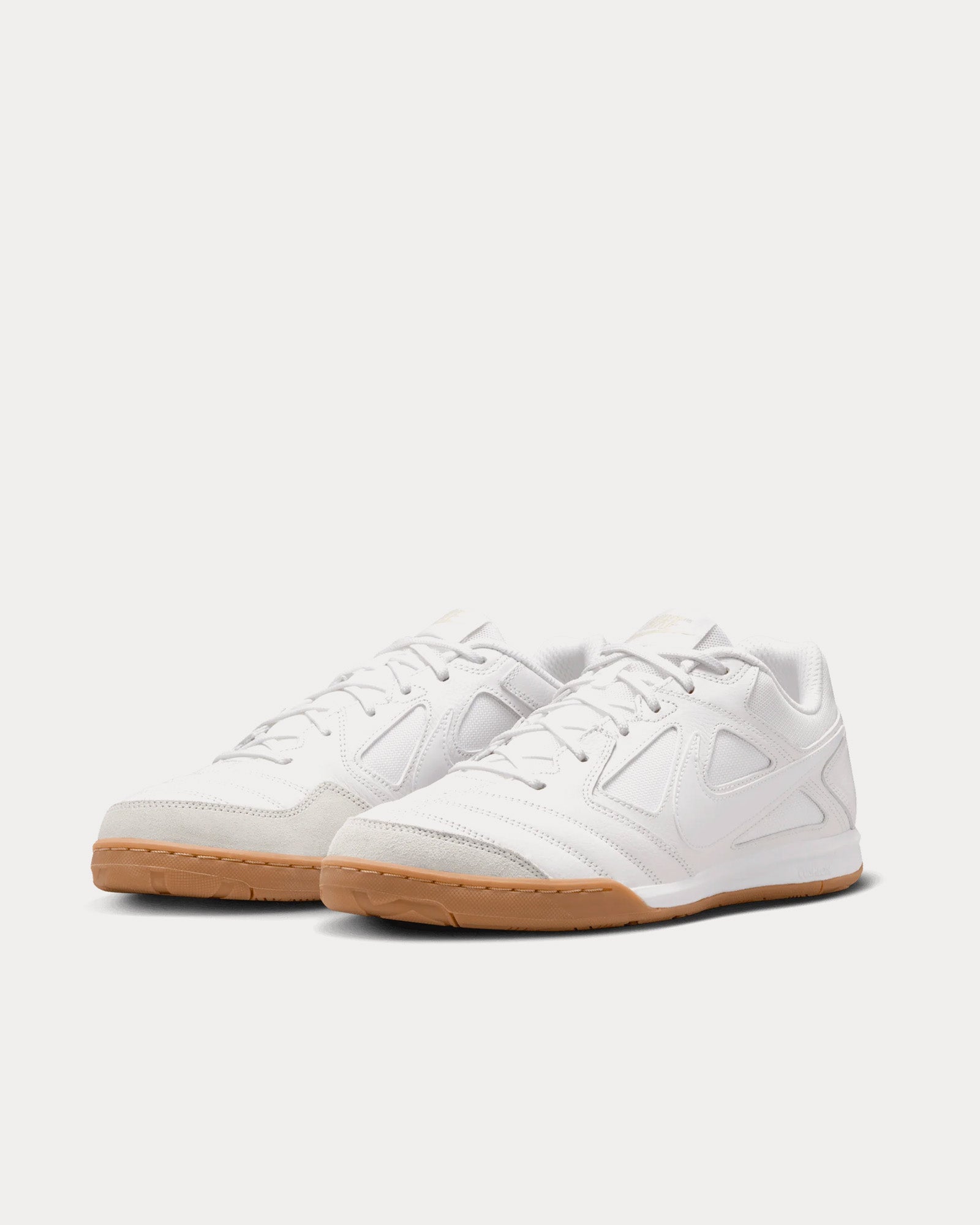 Nike Gato Leather White / White Low Top Sneakers - 3