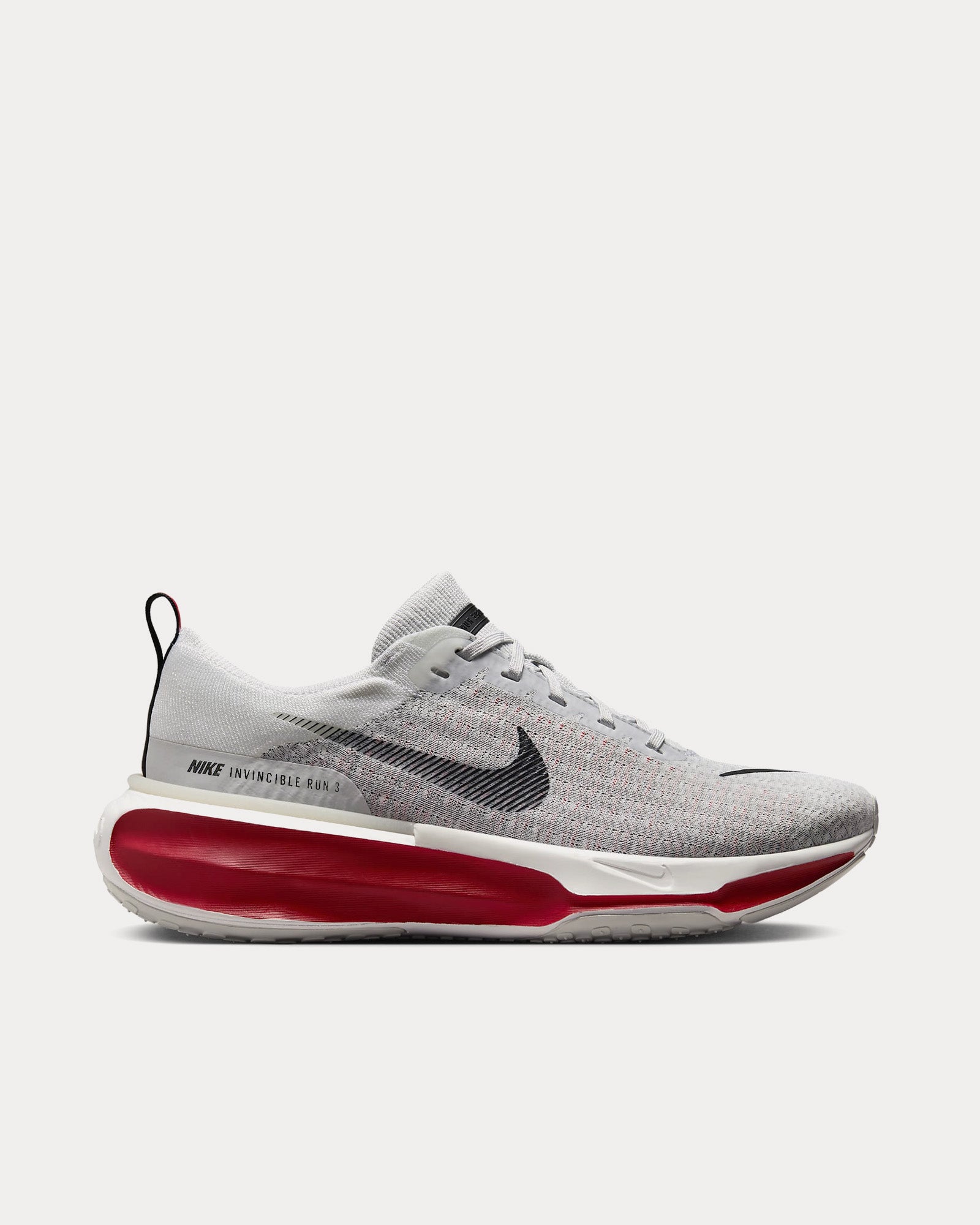 Nike Invincible 3 White / Fire Red / Cement Grey / Black Running Shoes - 1